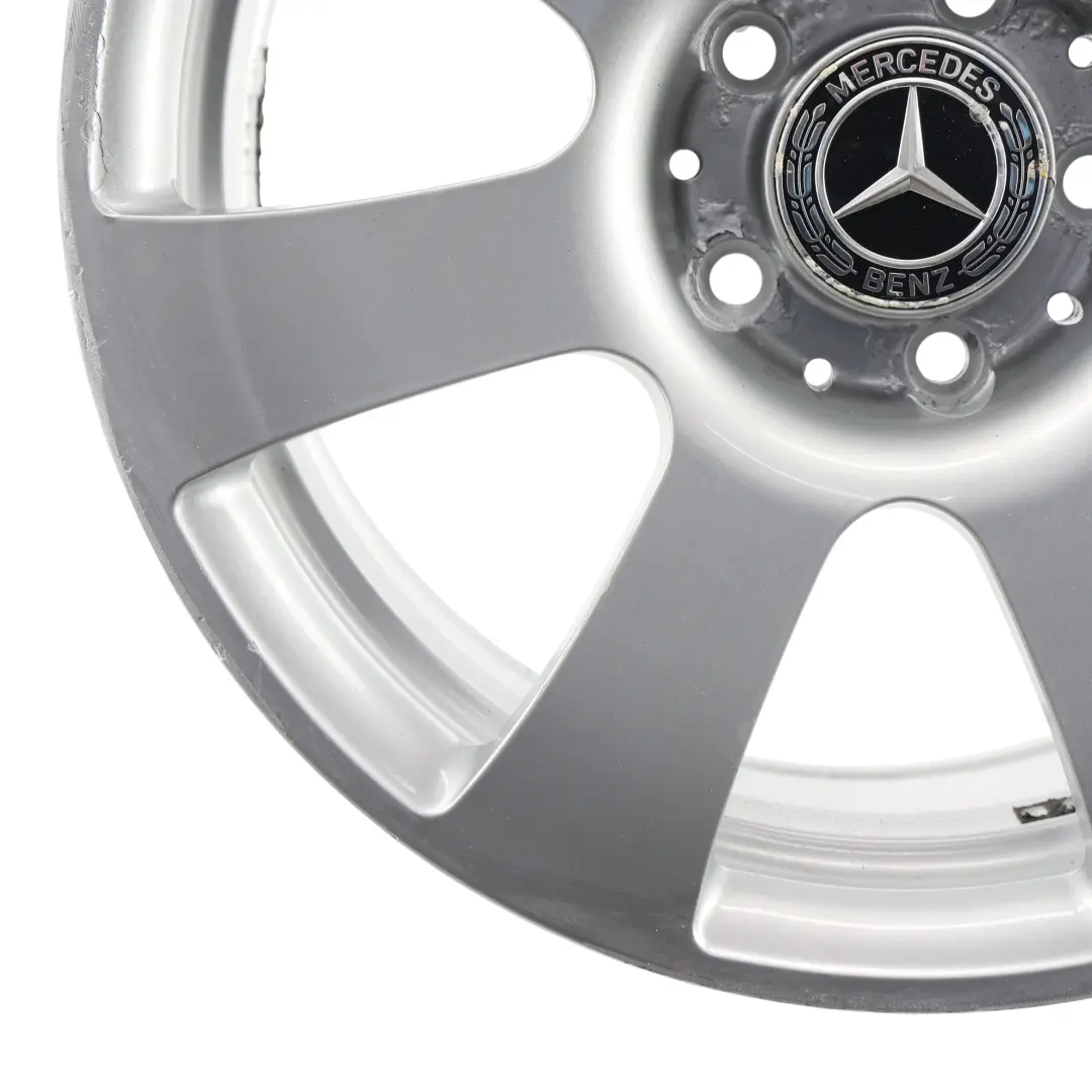 Mercedes W216 W221 Silver Alloy Wheel Rim 17" 8J ET:43 - SKU A2214010202-3 - Part number A2214010202
