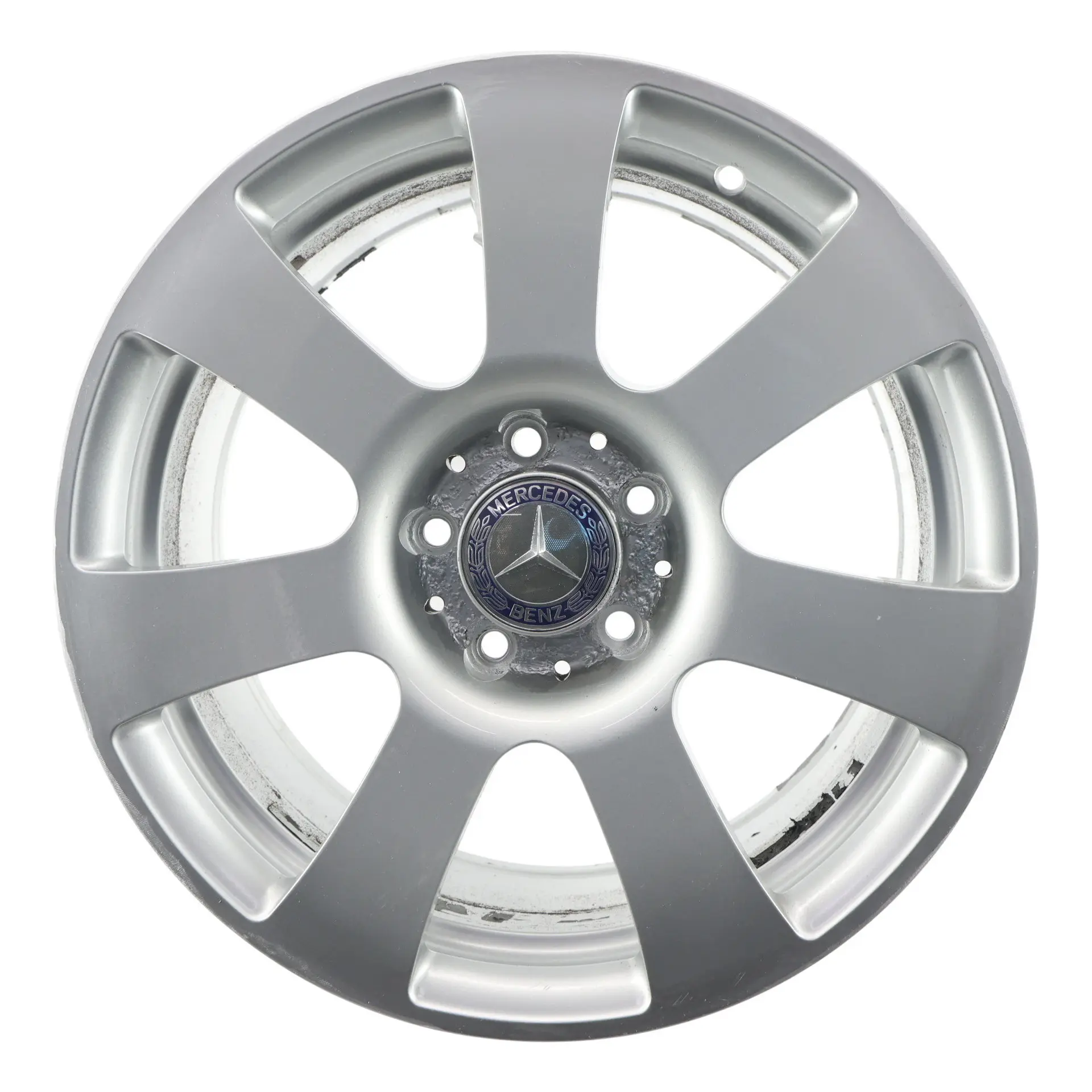 Mercedes W216 W221 Silver Alloy Wheel Rim 17" 8J ET:43 A2214010202
