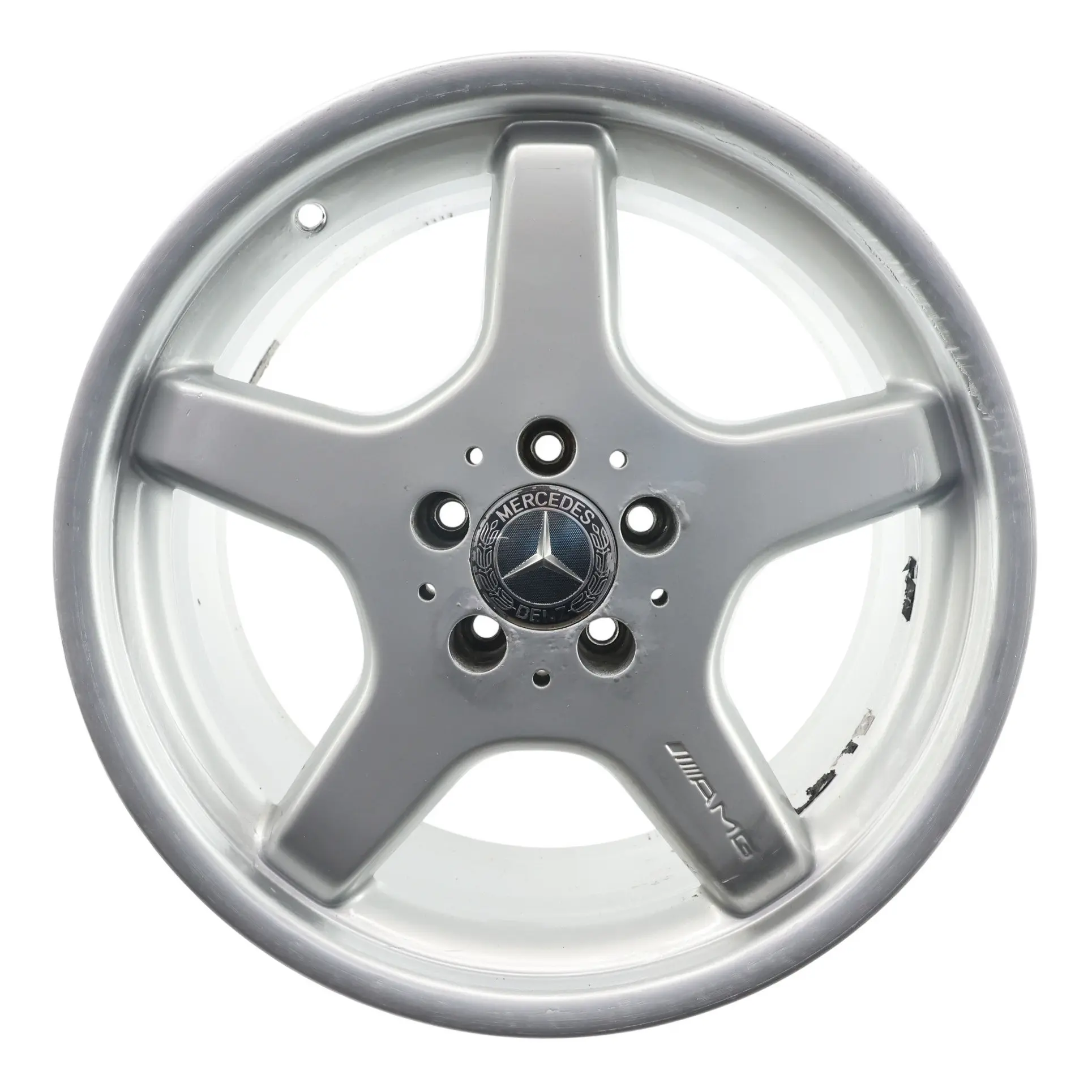 Cerchio In Lega Mercedes W221 Silver Wheel 18" 8,5J ET:43 5 Razze A2214012102