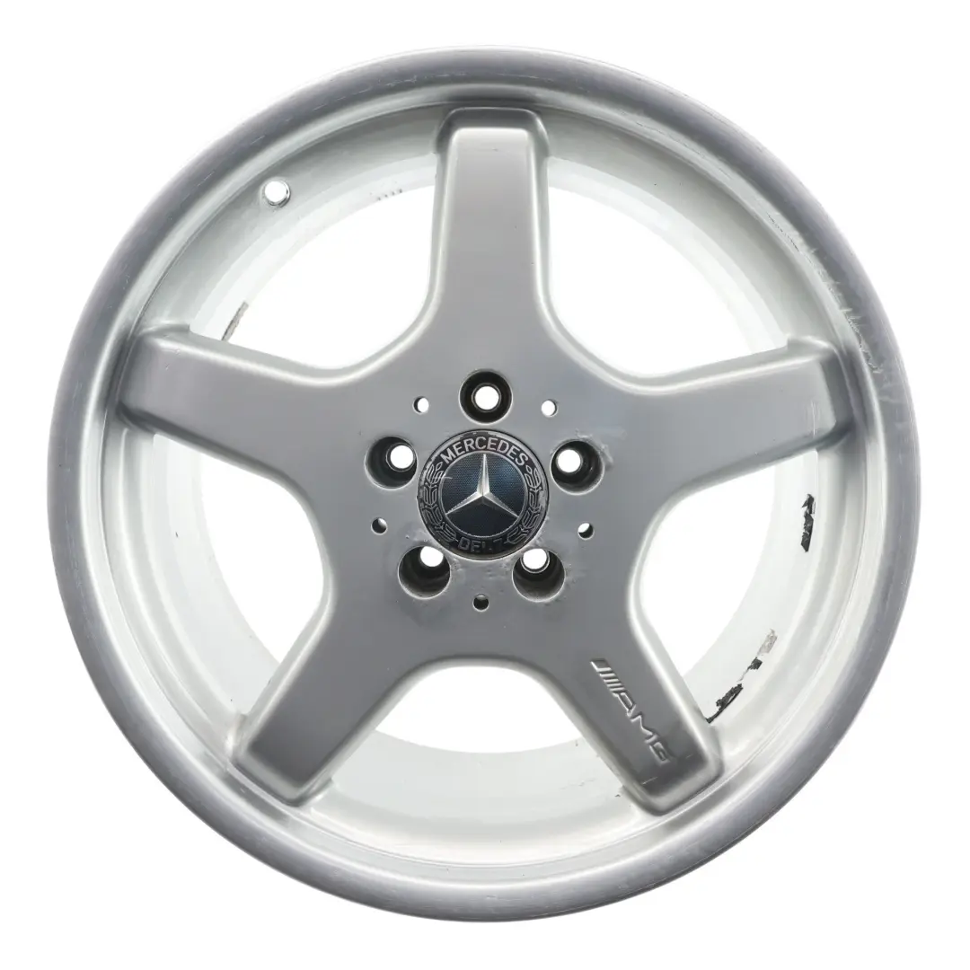 Mercedes W221 Silber Rad Alufelge 18" 8,5J ET:43 5-Speichen - SKU A2214012102-1 - Teilenummer A2214012102