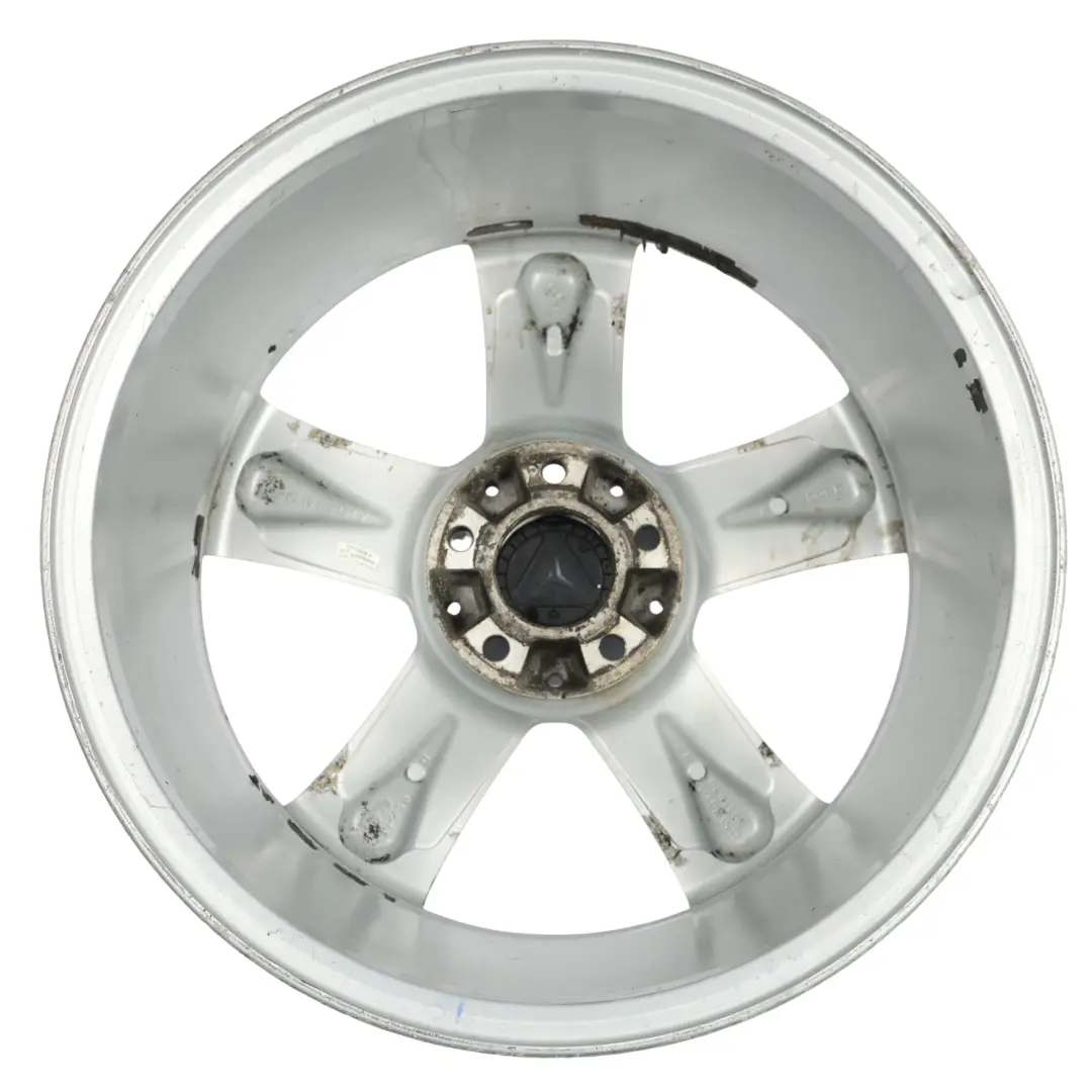 Mercedes C216 W221 Jante Alliage Argentée 18" 8.5J ET:43 - SKU A2214015102-1 - Numéro de pièce A2214015102
