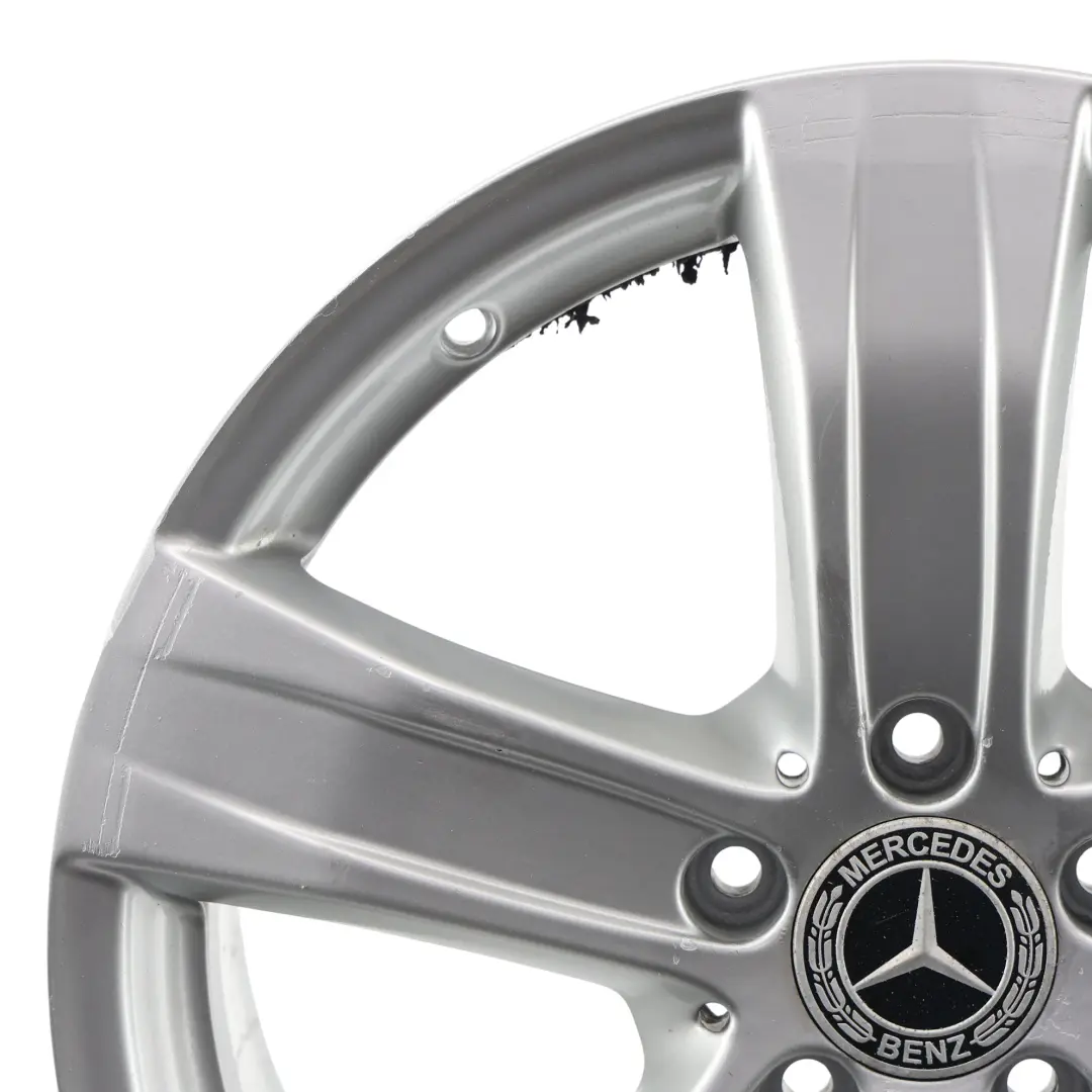 Alloy Rim 18" 8.5J ET:43 to Mercedes C216 W221 Silver Wheel with Part number A2214015102 Mercedes C216 W221 Silver Wheel Alloy Rim 18" 8.5J ET:43 - SKU A2214015102-1 - Part number A2214015102