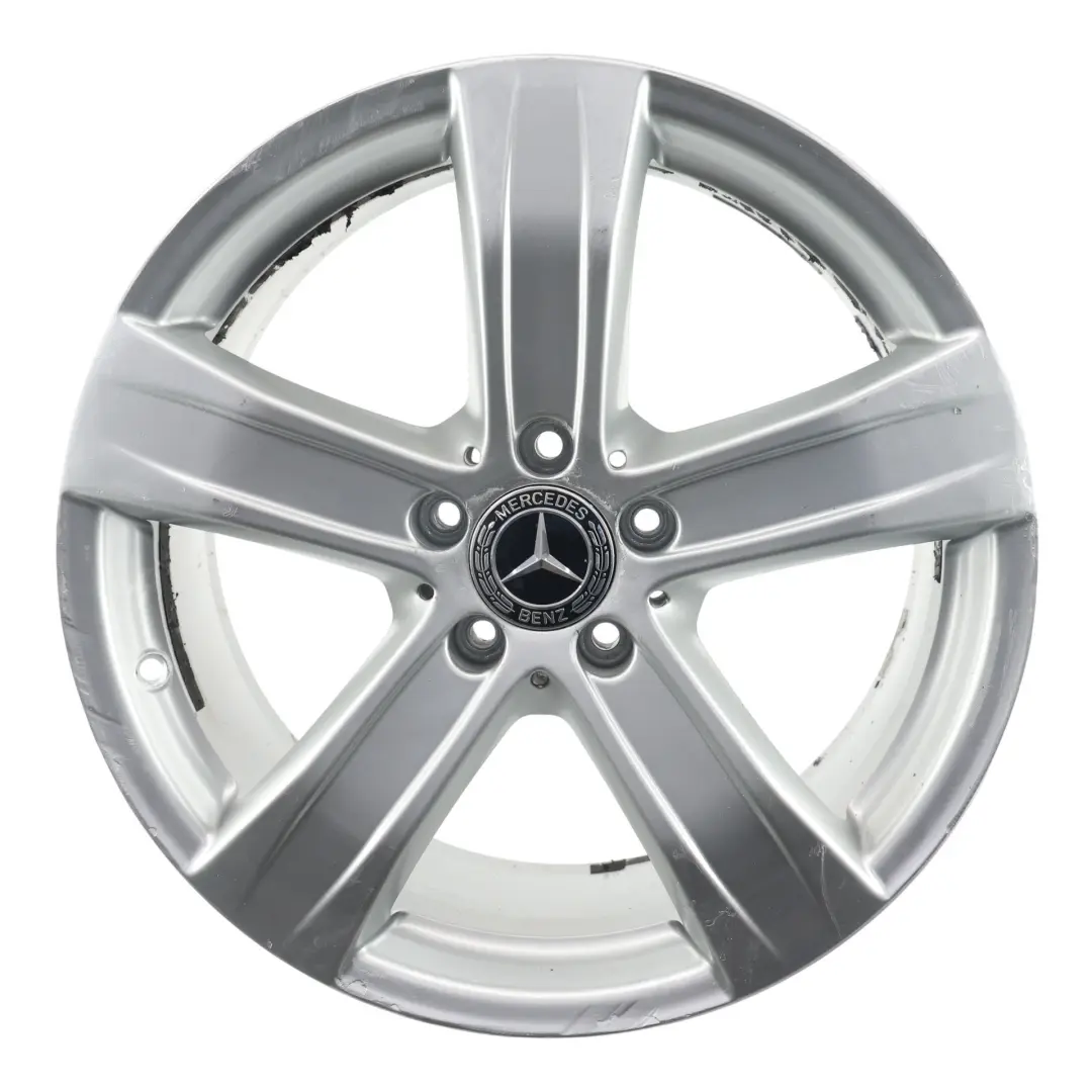 Silberne Leichtmetallfelge 18" 8.5J ET:43 für Mercedes C216 W221 mit Teilenummer A2214015102 Mercedes C216 W221 Silberne Leichtmetallfelge 18" 8.5J ET:43 - SKU A2214015102-2 - Teilenummer A2214015102