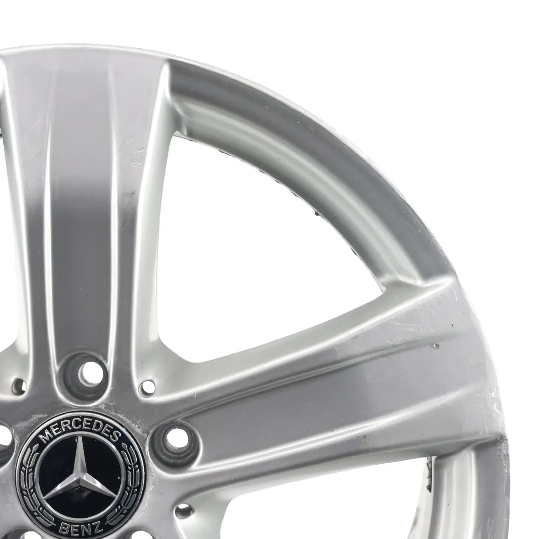 Mercedes C216 W221 Silver Wheel Alloy Rim 18" 8.5J ET:43 - SKU A2214015102-2 - Part number A2214015102