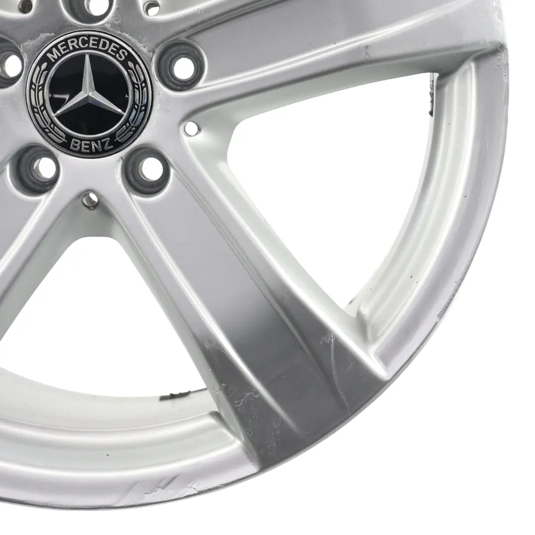 Jante En Alliage Argentée 18" 8.5J ET:43 pour Mercedes C216 W221 à propos du numéro de pièce A2214015102 Mercedes C216 W221 Jante En Alliage Argentée 18" 8.5J ET:43 - SKU A2214015102-2 - Numéro de pièce A2214015102
