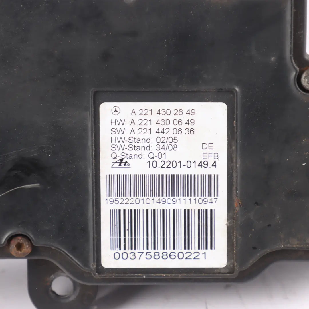 Electrical Handbrake Parking Adjuster Actuator A2214302849 to Mercedes W221 C216 with Part number A2214302949 Mercedes W221 C216 Electrical Handbrake Parking Adjuster Actuator A2214302849 - SKU A2214302949-2 - Part number A2214302949