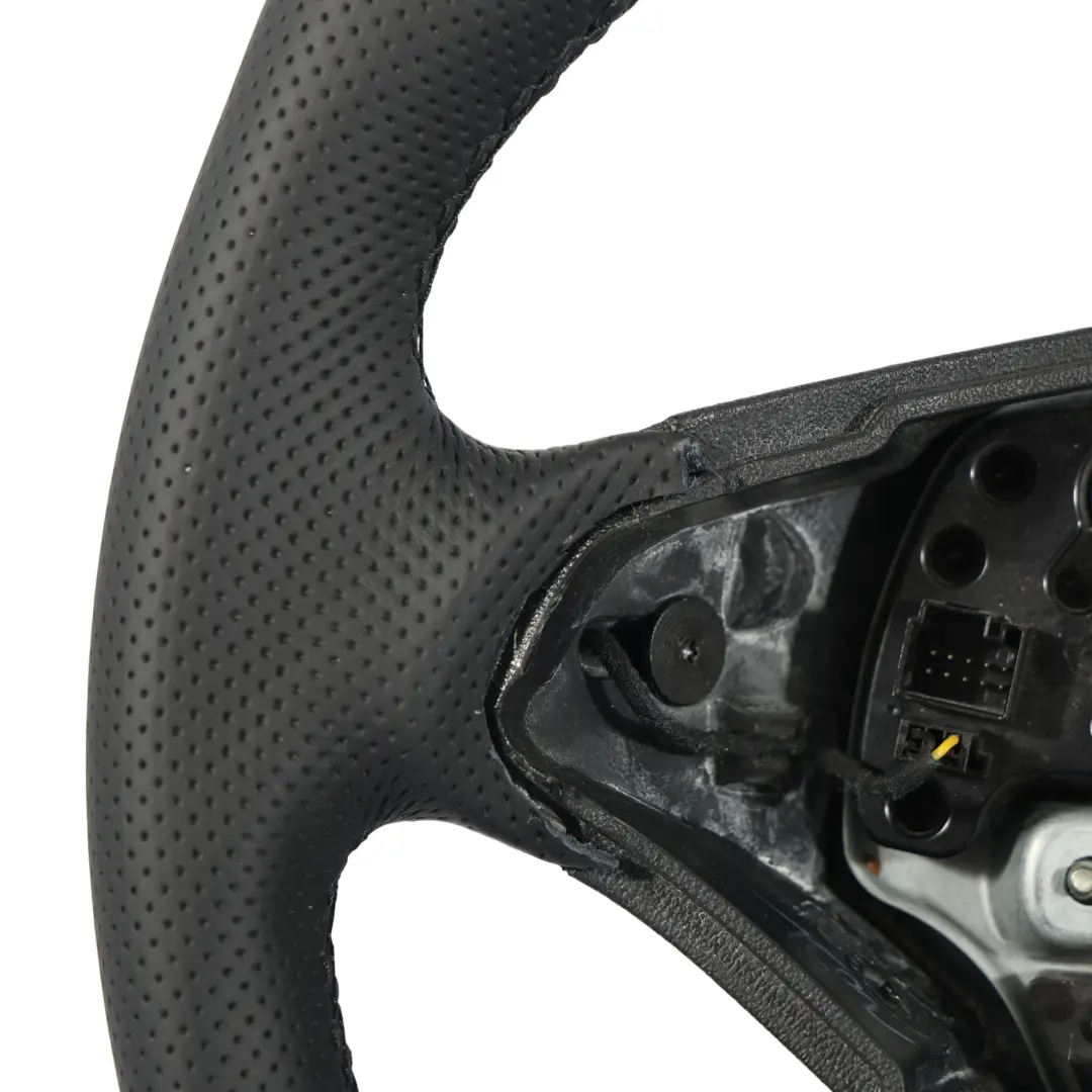 Mercedes C216 W221 Steering Wheel NEW Black Leather Paddle Shift - SKU A2214606203-1 - Part number A2214606203