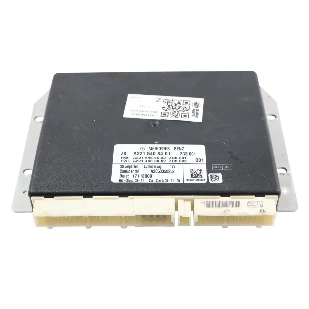 Mercedes W221 Sospensione Pneumatica Unità Di Controllo Modulo - SKU A2215408401 - Numero di parte A2215408401