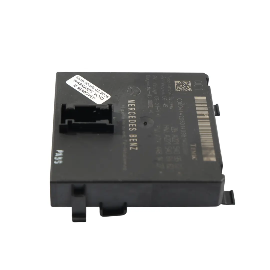 Central Gateway Módulo Unidad Diagnóstico Interfaz para Mercedes W221 con número de pieza A2215409562 Mercedes W221 Central Gateway Módulo Unidad Diagnóstico Interfaz - SKU A2215409562 - Número de pieza A2215409562