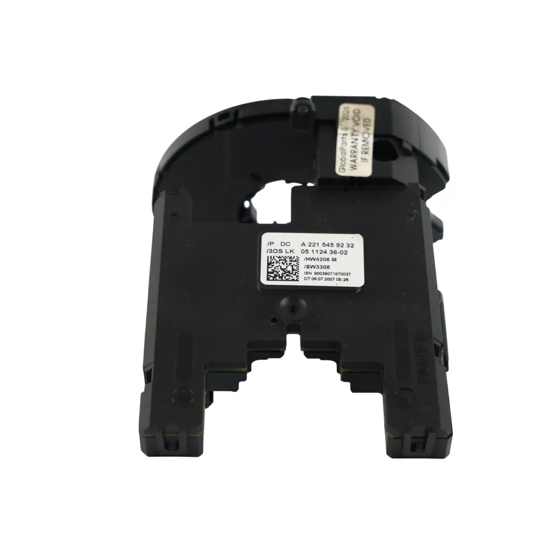 Mercedes W221 Sensor Ángulo Volante Muelle Reloj - SKU A2215459232-1 - Número de pieza A2215459232