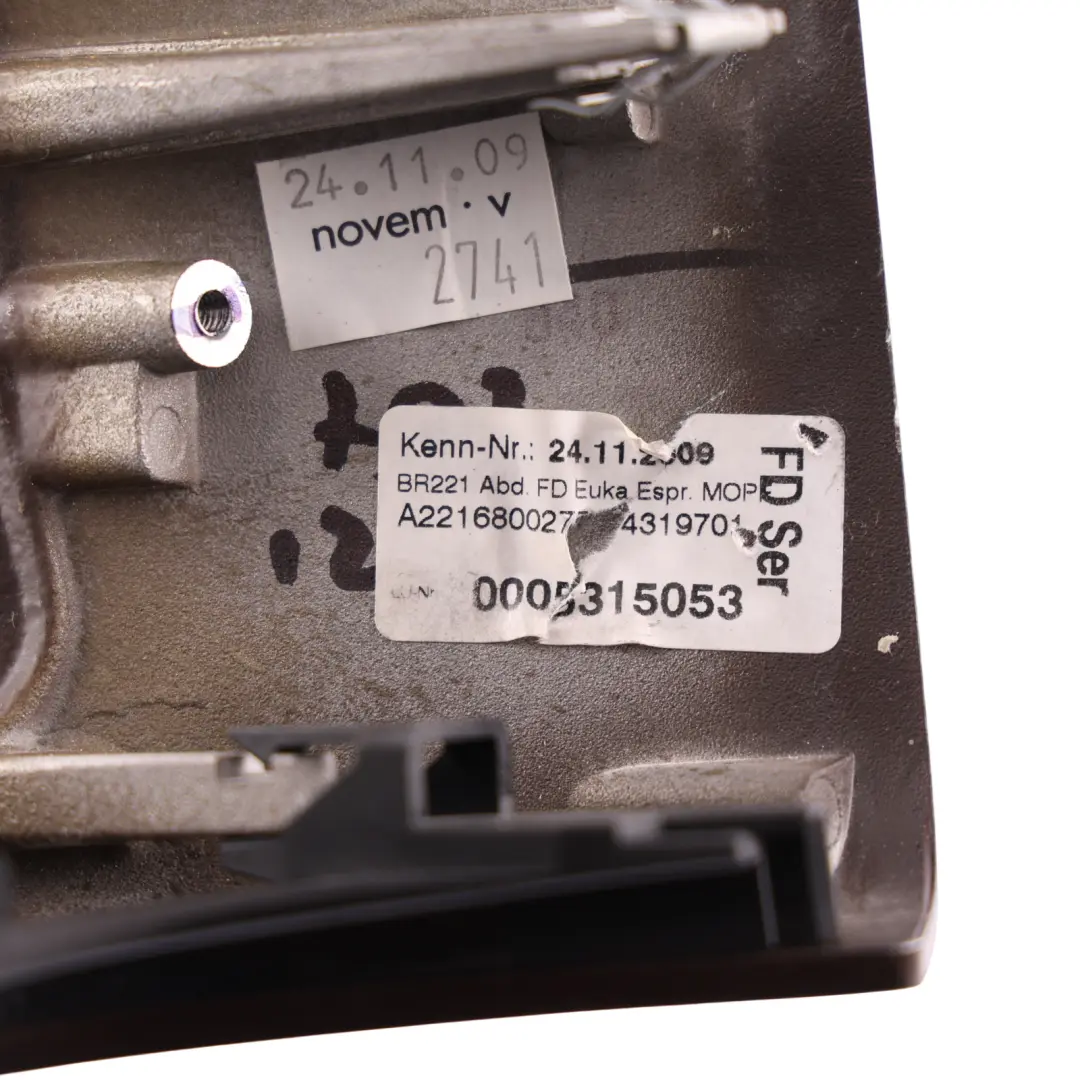 Mercedes W221 Centre Console Rear Air Vent Cover Trim Decor Wood - SKU A2216800275 - Part number A2216800275