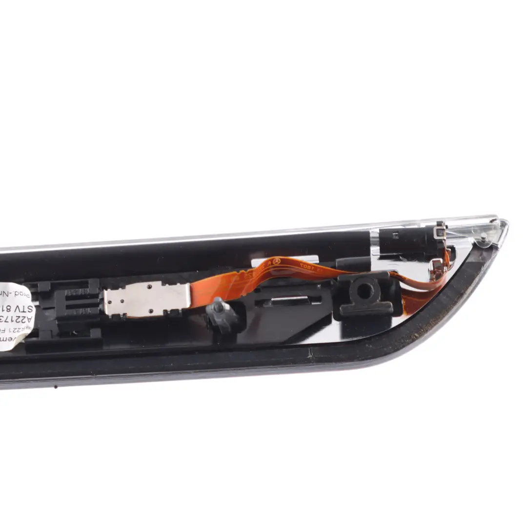 Mercedes W221 Rear Door Window Interior Upper Trim Moulding Left N/S - SKU A2217303922 - Part number A2217303922