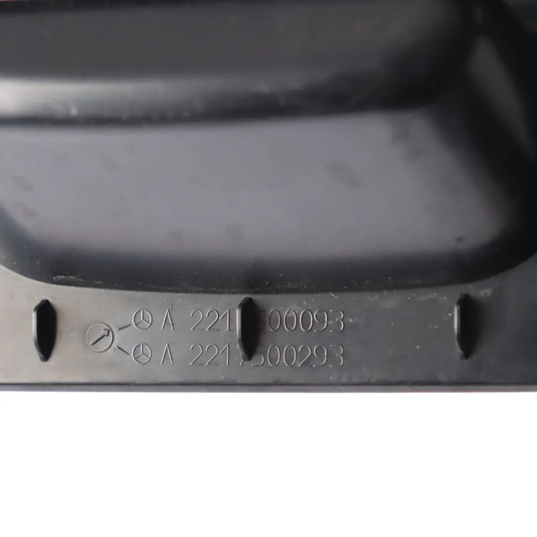 Boot Trunk Lid Lock Latch Edge Cover Trim to Mercedes W221 Tailgate with Part number A2217500093 Mercedes W221 Tailgate Boot Trunk Lid Lock Latch Edge Cover Trim - SKU A2217500093-1 - Part number A2217500093