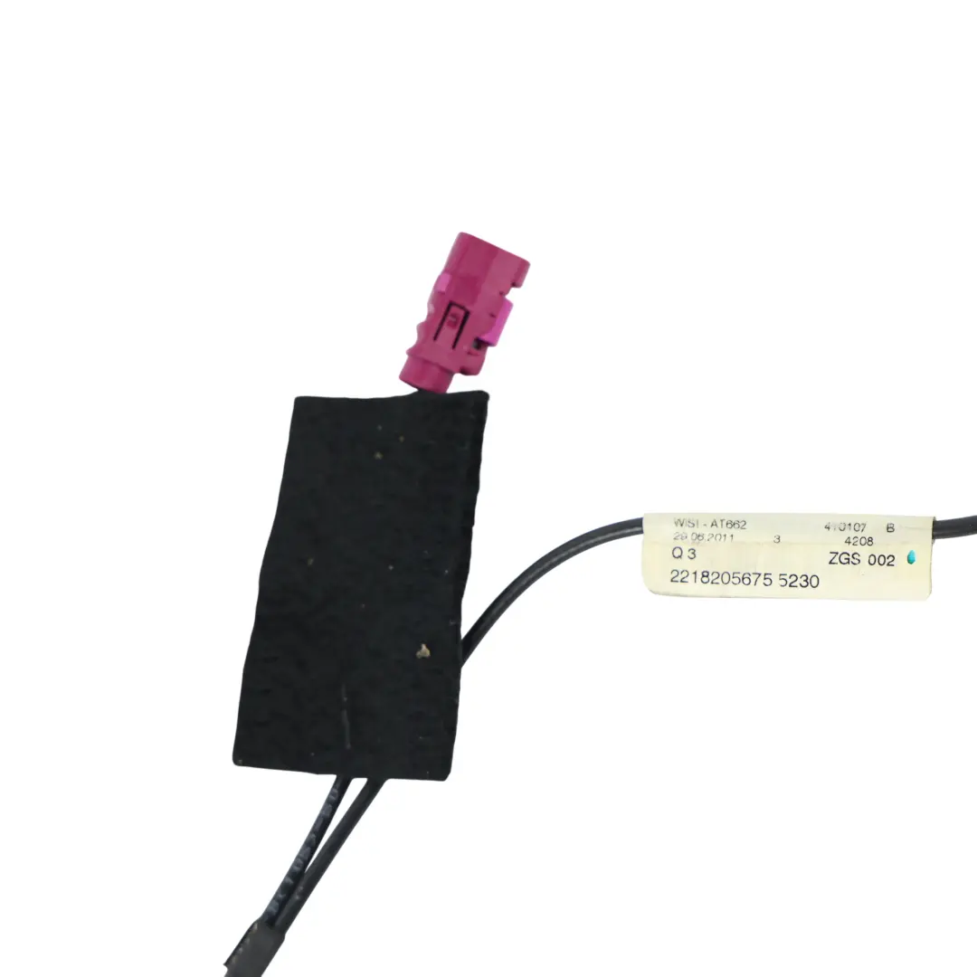 Antena Techo Tiburón Azul Indigolita para Mercedes W221 con número de pieza A2218205675 Mercedes W221 Antena Techo Tiburón Azul Indigolita - SKU A2218205675-INB - Número de pieza A2218205675