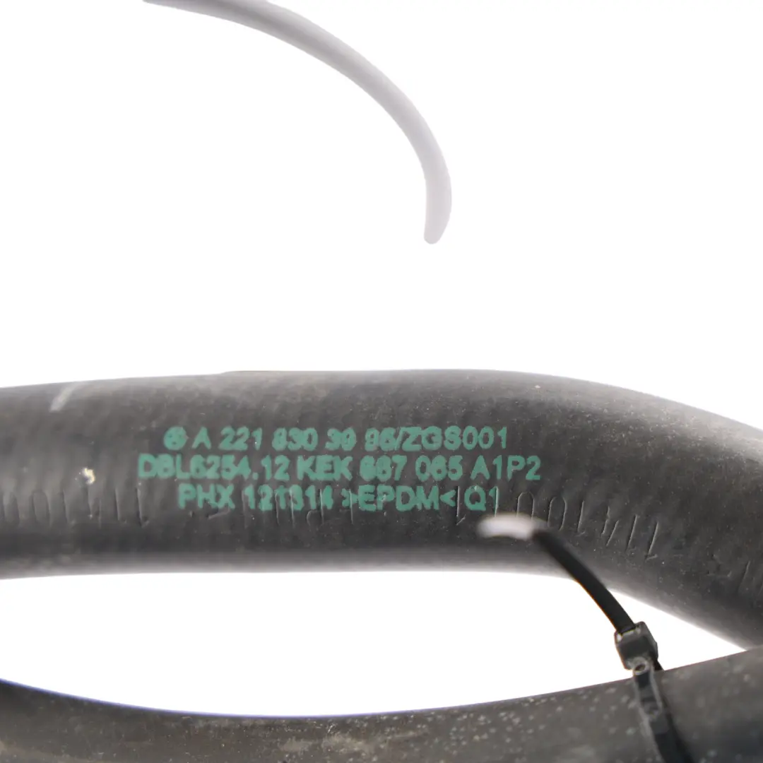 Coolant Pipe Hose Line OM642 to Mercedes W221 Engine with Part number A2218303996 Mercedes W221 Engine Coolant Pipe Hose Line OM642 - SKU A2218303996 - Part number A2218303996