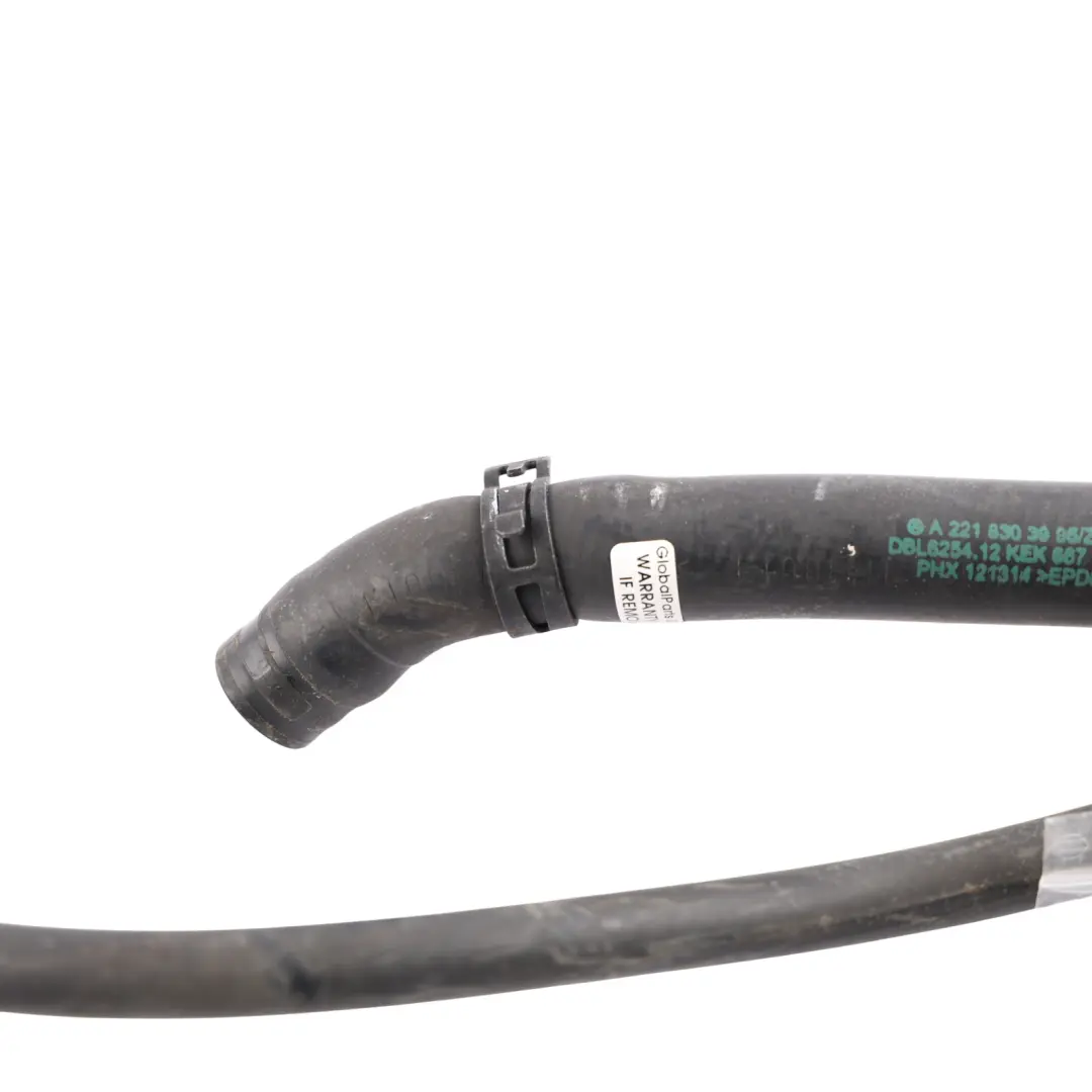 Coolant Pipe Hose Line OM642 to Mercedes W221 Engine with Part number A2218303996 Mercedes W221 Engine Coolant Pipe Hose Line OM642 - SKU A2218303996 - Part number A2218303996