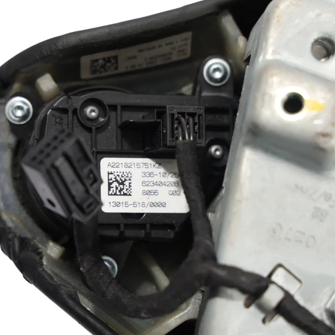 Mercedes C216 W221 Pulsanti Modulo Climatizzatore Volante In Pelle Nera - SKU A2218602902-1 - Numero di parte A2218602902