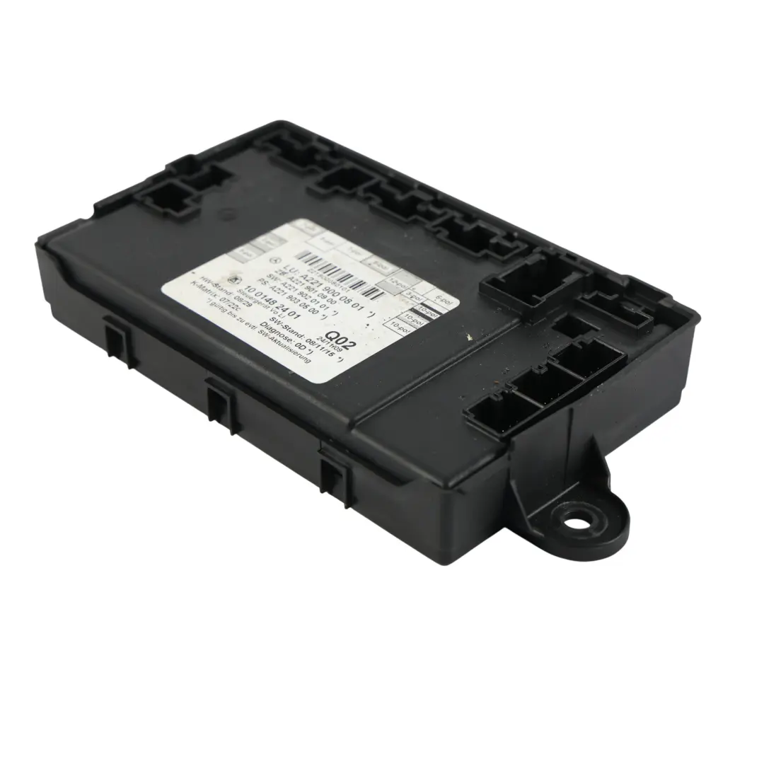 Front Door Control Module Unit Left N/S to Mercedes W221 with Part number A2219000801 Mercedes W221 Front Door Control Module Unit Left N/S - SKU A2219000801 - Part number A2219000801