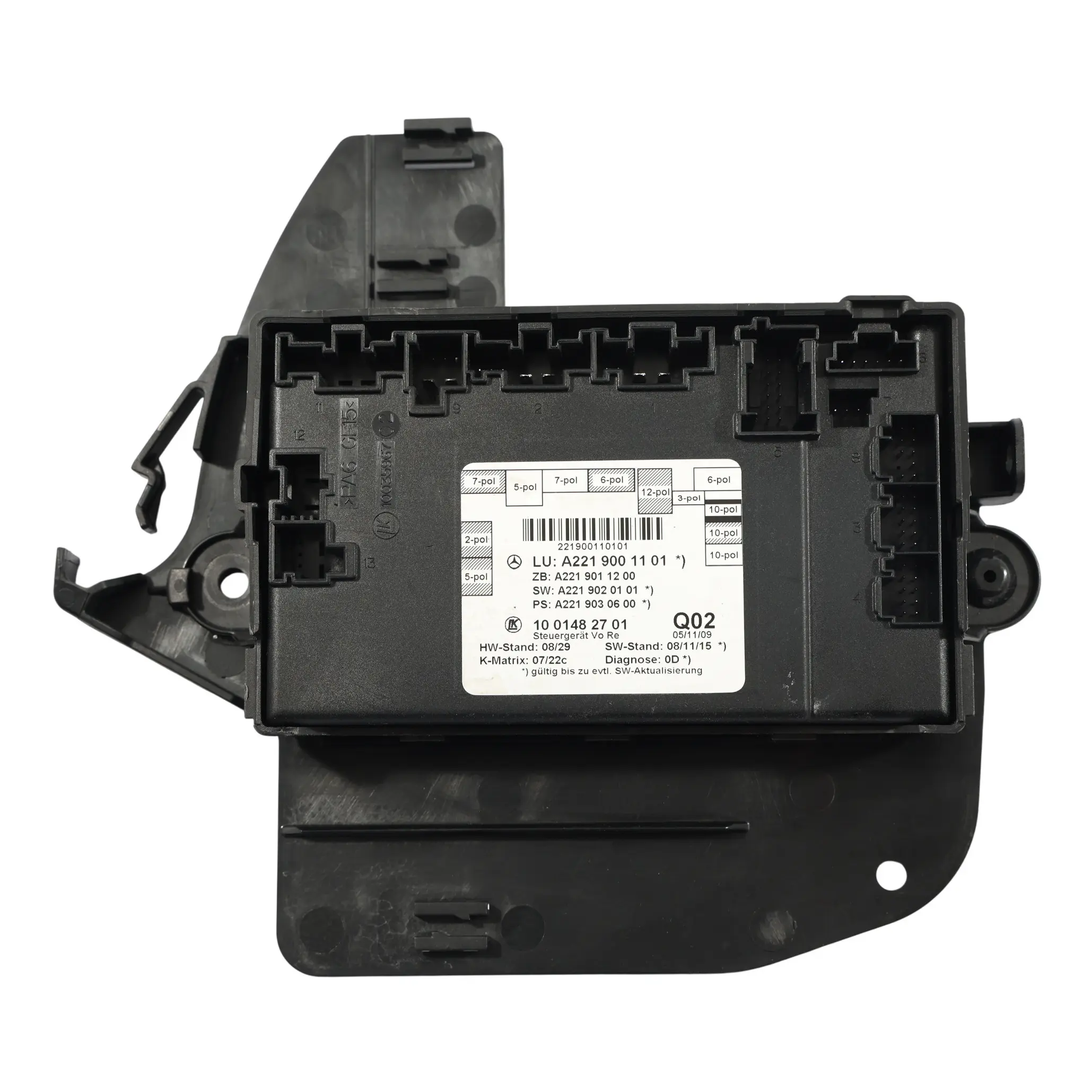 Mercedes W221 Module De Commande De Porte Avant Droite A2219001101