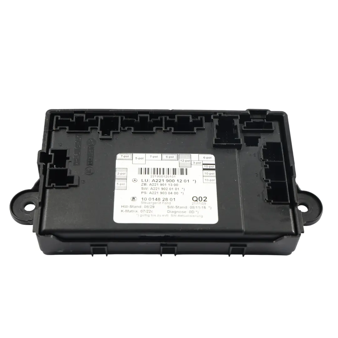 Module Commande Porte Arrière Gauche Droite pour Mercedes W221 à propos du numéro de pièce A2219001201 Mercedes W221 Module Commande Porte Arrière Gauche Droite - SKU A2219001201 - Numéro de pièce A2219001201