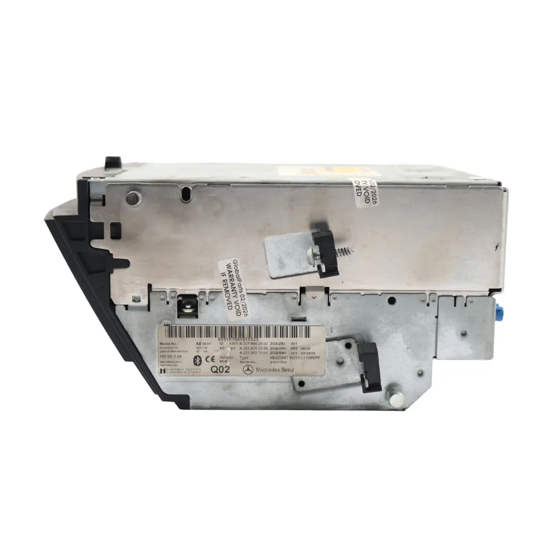 Mercedes W221 Funk Steuerung Bediengerät Kartenleser CD-Player - SKU A2219002802 - Teilenummer A2219002802