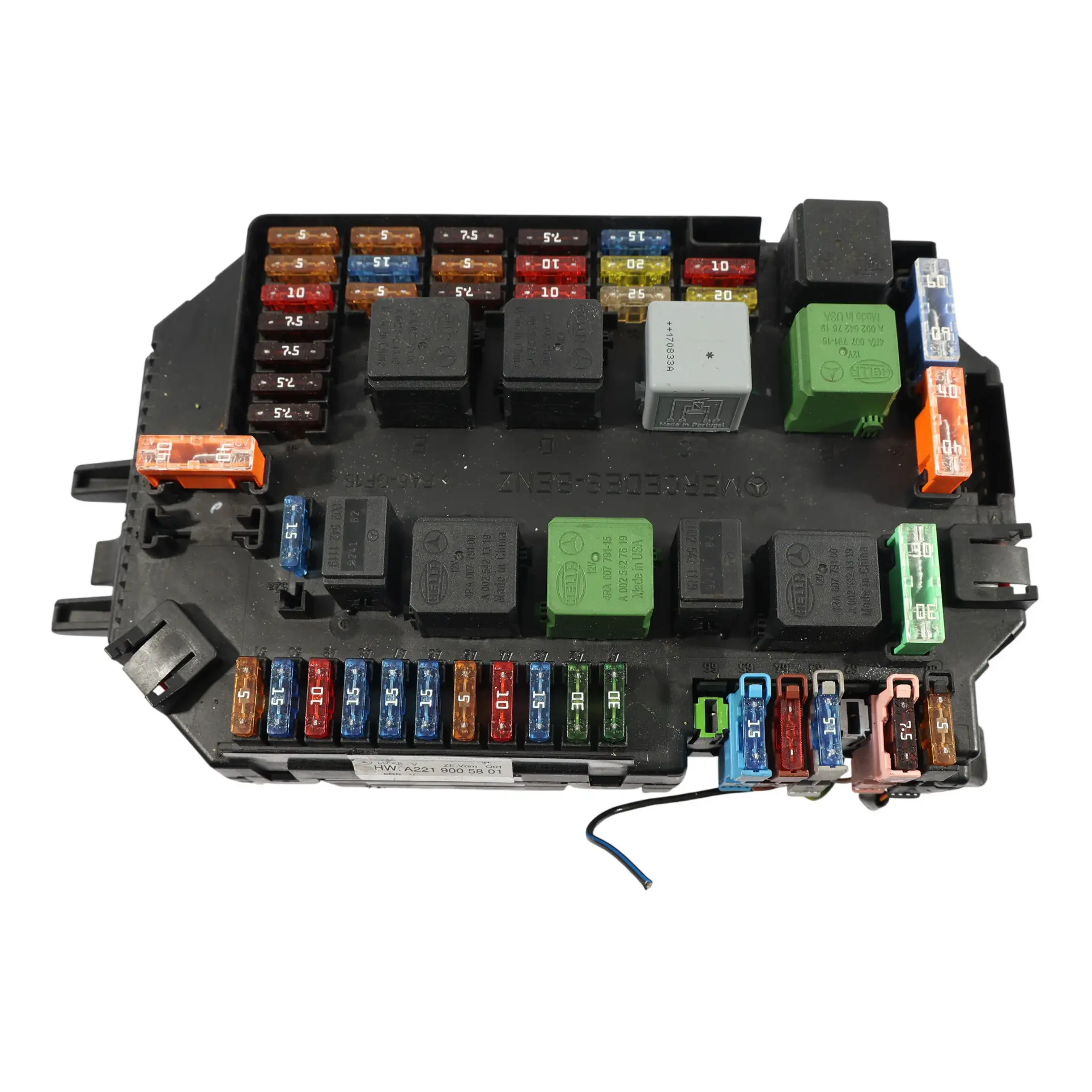 Mercedes W221 Fuse Box Relay Module Driver Side A2219005801