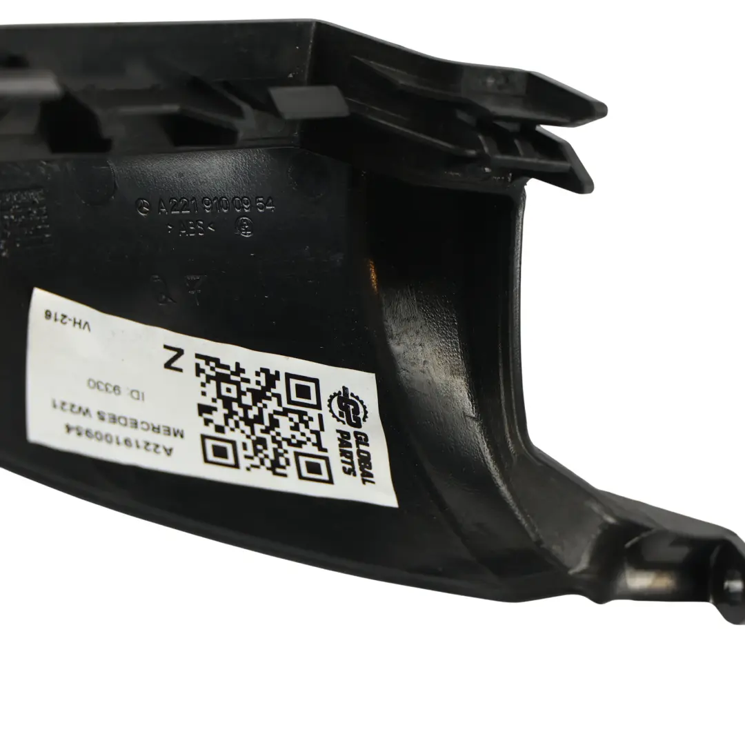  Mercedes-Benz OE W216 W221 Garniture Panneau Siège Avant Gauche Noir - SKU A2219100954 - Numéro de pièce A2219100954