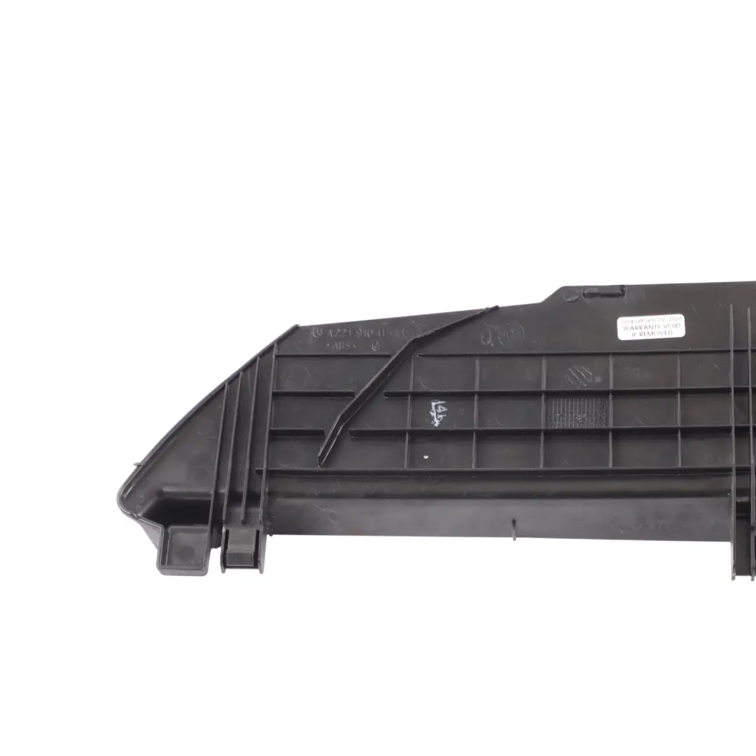 Embellecedor Lateral Asiento Delantero Izquierdo Negro para Mercedes W221 con número de pieza A2219101154 Mercedes W221 Embellecedor Lateral Asiento Delantero Izquierdo Negro - SKU A2219101154 - Número de pieza A2219101154