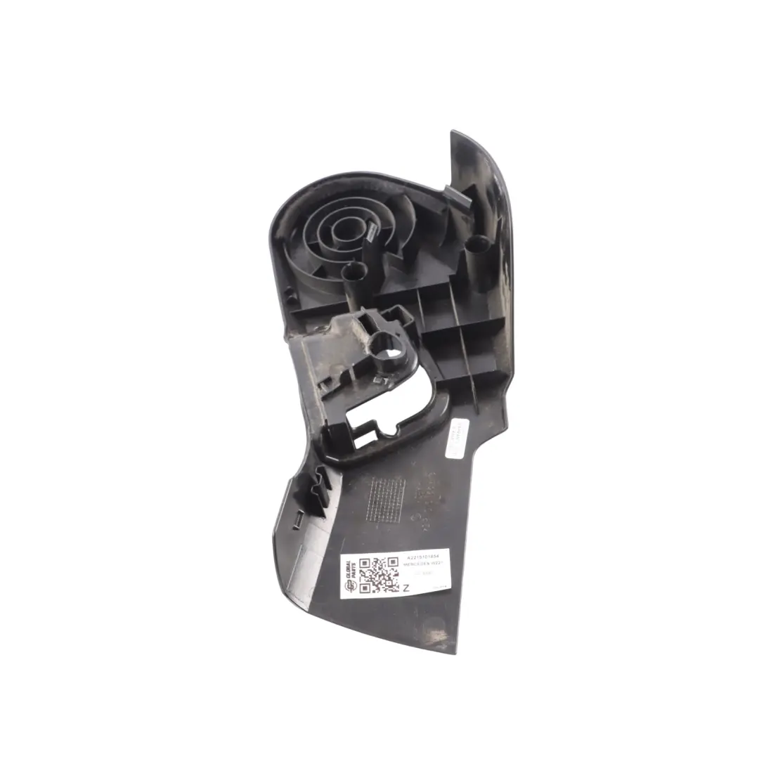 Mercedes W221 Seat Cover Finisher Trim Panel Front Right O/S Black - SKU A2219101854 - Part number A2219101854