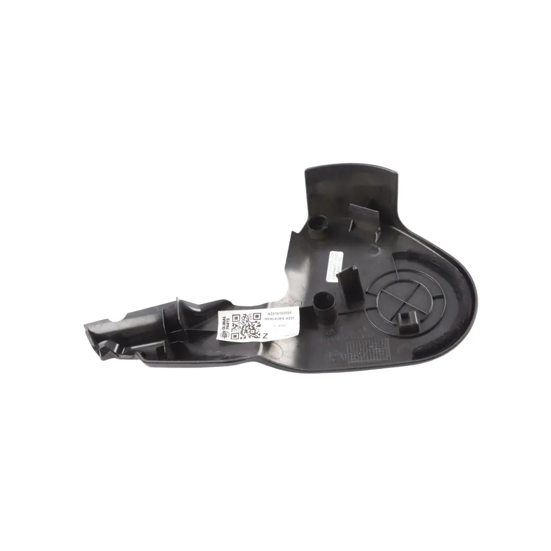 Mercedes W221 Seat Cover Finisher Trim Panel Front Right O/S Black - SKU A2219102054 - Part number A2219102054