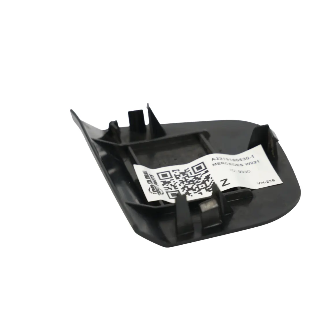 Mercedes W221 Seat Cover Trim Panel Front Left N/S Black - SKU A2219180530-1 - Part number A2219180530