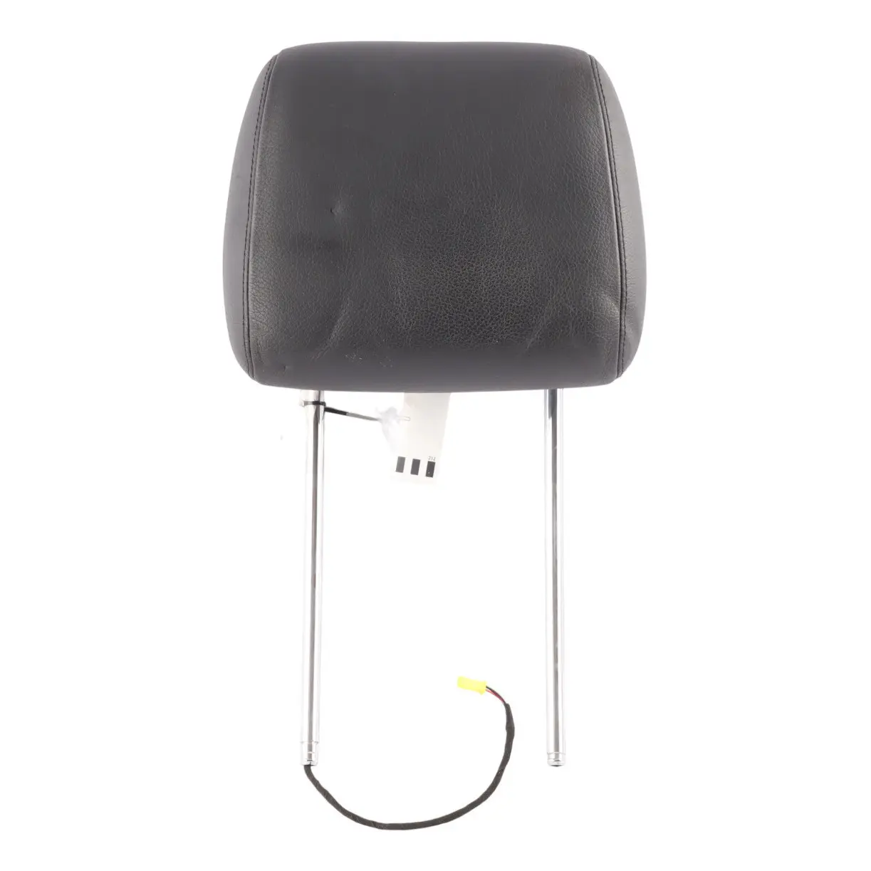 Mercedes W221 Seat Headrest Front Left Right N/O/S Cover Black Leather