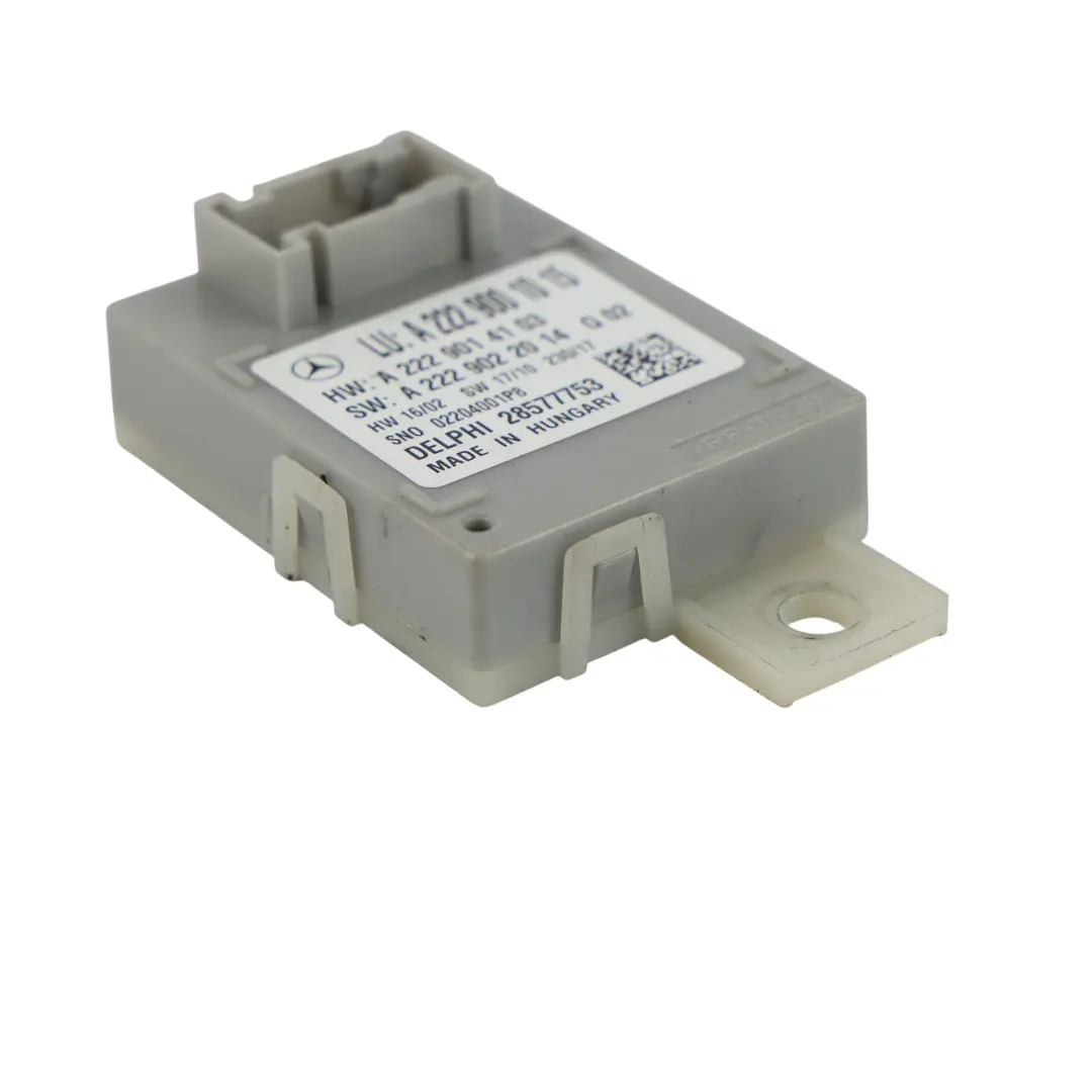 Moduł Sterownik Świateł ECU do Mercedes W213 C238 o numerze A2229001015 Mercedes W213 C238 Moduł Sterownik Świateł ECU - SKU A2229001015 - Numer Części A2229001015