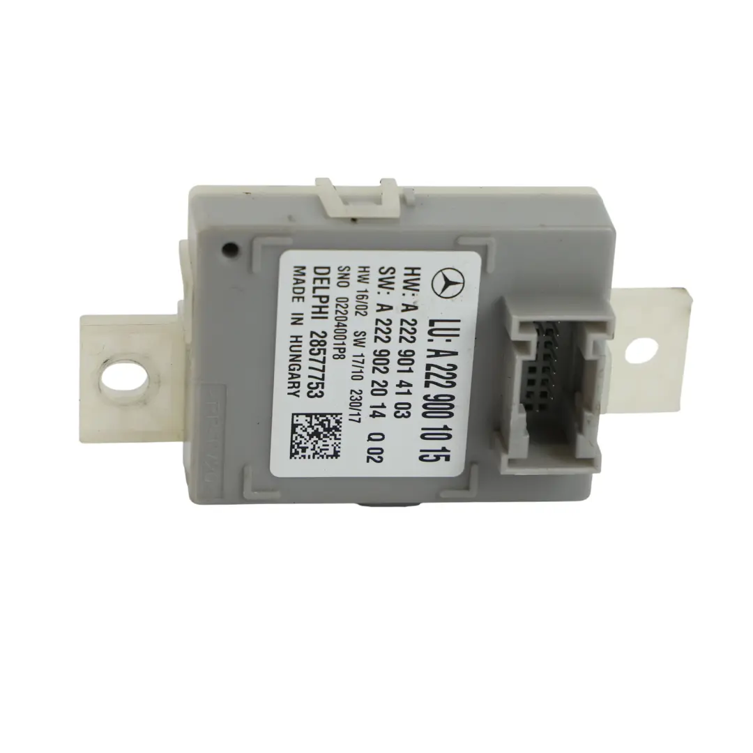 Module De Contrôle De L'Éclairage D'Ambiance ECU pour Mercedes W213 C238 à propos du numéro de pièce A2229001015 Mercedes W213 C238 Module De Contrôle De L'Éclairage D'Ambiance ECU - SKU A2229001015 - Numéro de pièce A2229001015