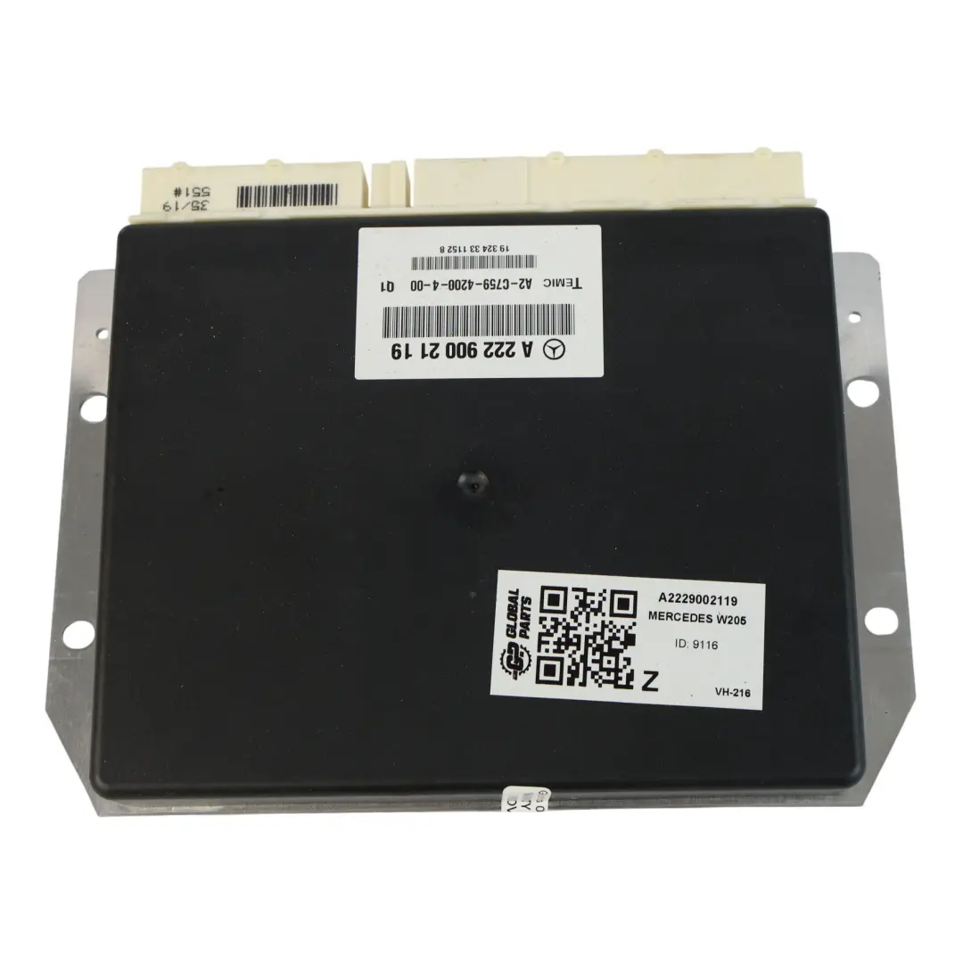 Mercedes A205 C205 S205 Sospensione Pneumatica Unità Modulo ECU - SKU A2229002119 - Numero di parte A2229002119