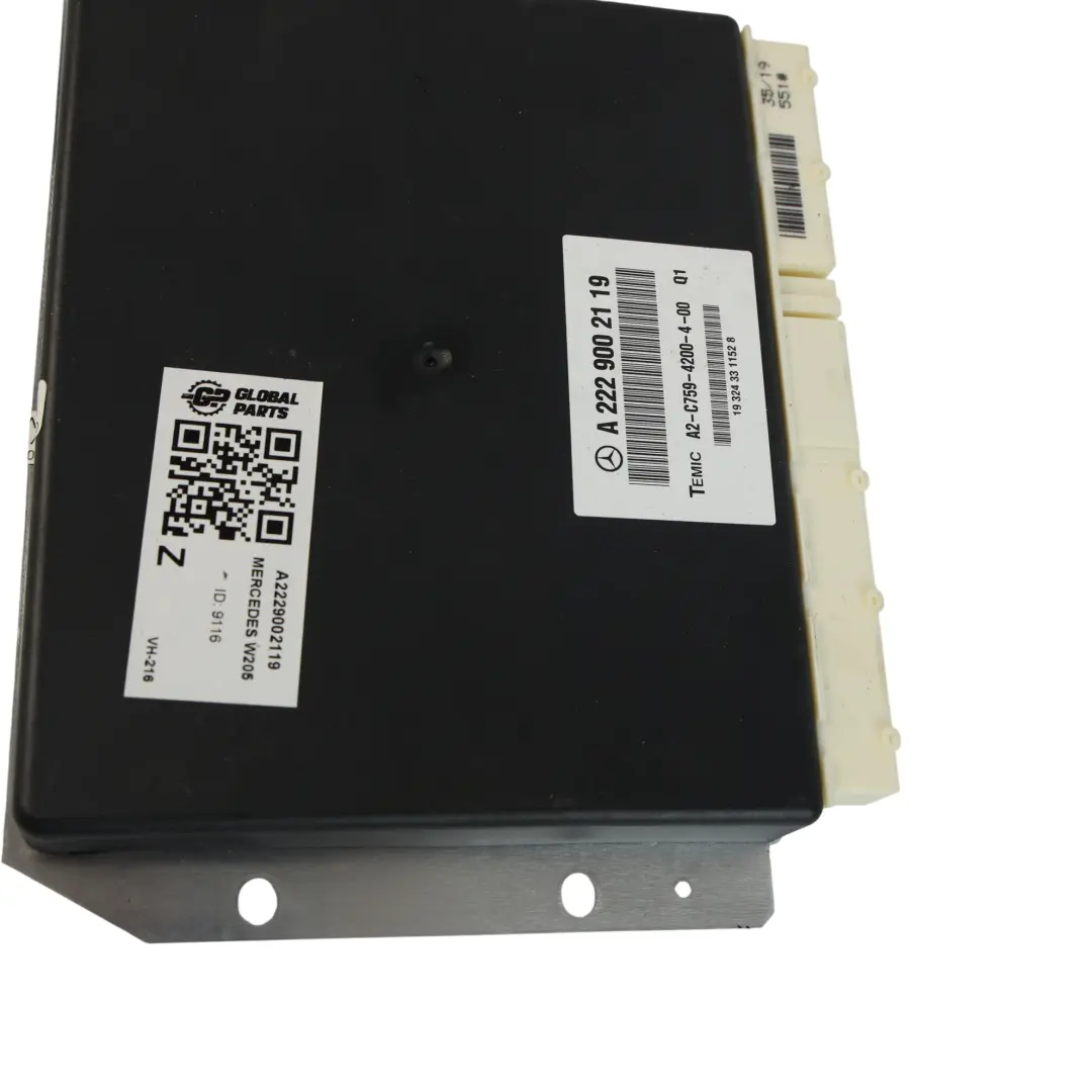 Mercedes A205 C205 S205 W222 Air Suspension Control Unit Module ECU - SKU A2229002119 - Part number A2229002119