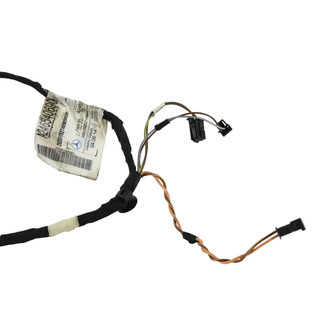 Mercedes C117 X156 W176 W246 Cablaggio Porta Posteriore Sinistra - SKU A2465406909 - Numero di parte A2465406909