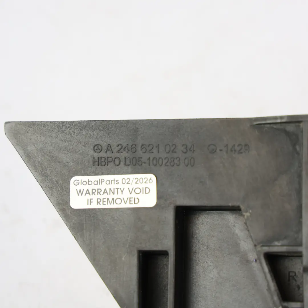 Supporto Paraurti Staffa Radiatore Anteriore Destra per Mercedes W176 con numero di parte A2466210234 Mercedes W176 Supporto Paraurti Staffa Radiatore Anteriore Destra - SKU A2466210234 - Numero di parte A2466210234