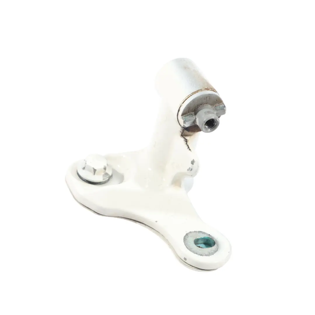 Front Door Bottom Hinge Left N/S Calcite White - 650 to Mercedes W176 W246 with Part number A2467200337 Mercedes W176 W246 Front Door Bottom Hinge Left N/S Calcite White - 650 - SKU A2467200337-CW - Part number A2467200337