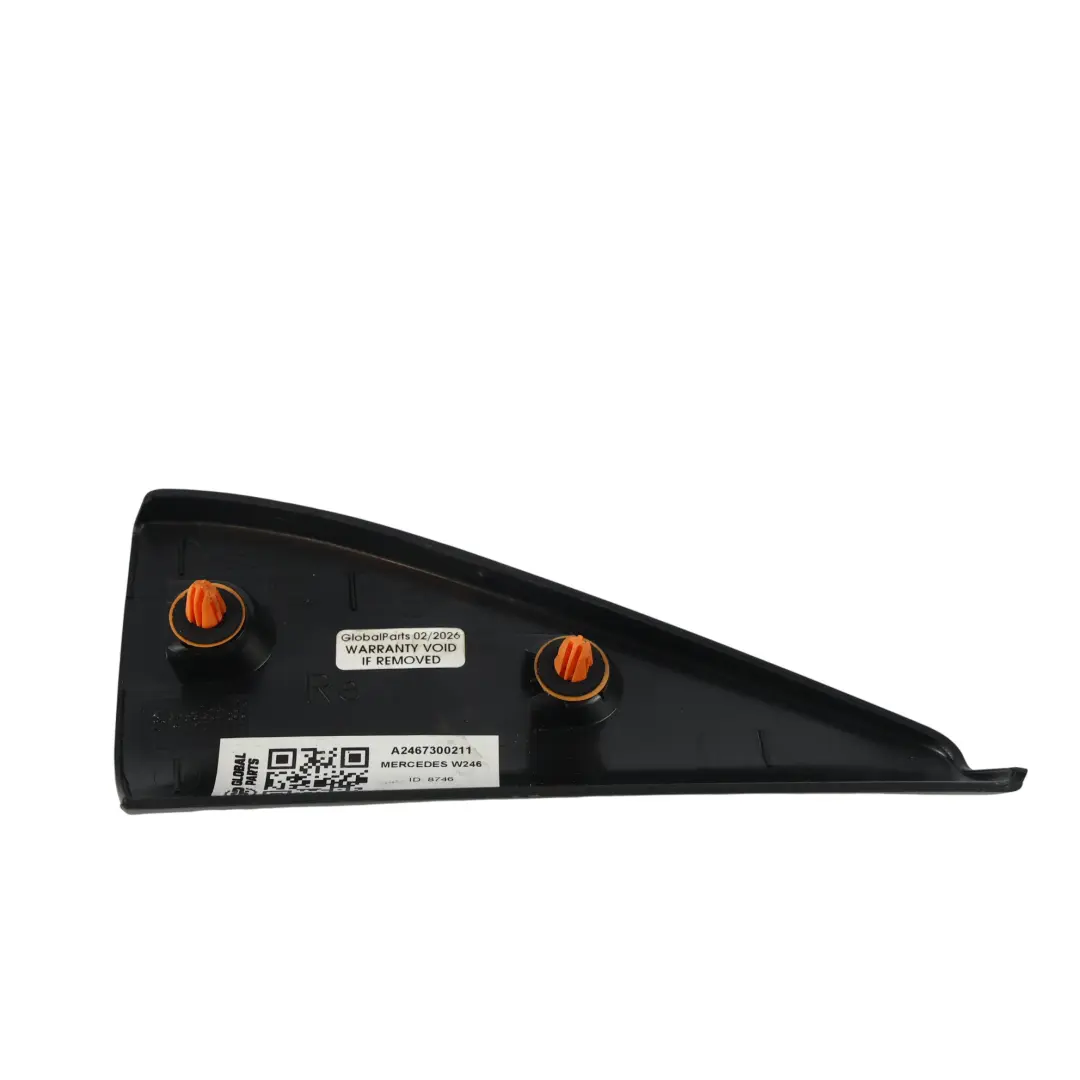 Osłona Panel Drzwi Prawy Tył Czarna do Mercedes W242 W246 o numerze A2467300211 Mercedes W242 W246 Osłona Panel Drzwi Prawy Tył Czarna - SKU A2467300211 - Numer Części A2467300211