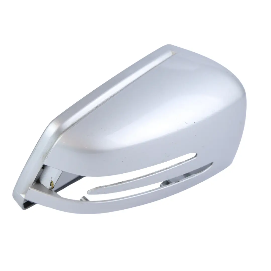 Wing Mirror Cover Cap Housing Right O/S Polar Silver - 761 to Mercedes W176 with Part number A2468110200 Mercedes W176 Wing Mirror Cover Cap Housing Right O/S Polar Silver - 761 - SKU A2468110200-PLS - Part number A2468110200