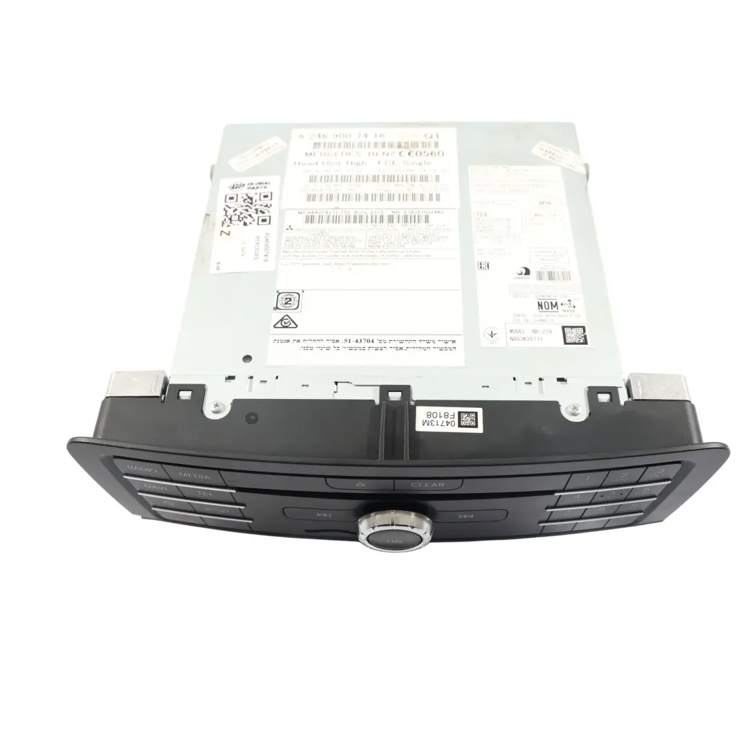 Radio CD Reproductor Audio Navegación Estéreo para Mercedes W176 W246 con número de pieza A2469007416 Mercedes W176 W246 Radio CD Reproductor Audio Navegación Estéreo - SKU A2469007416 - Número de pieza A2469007416