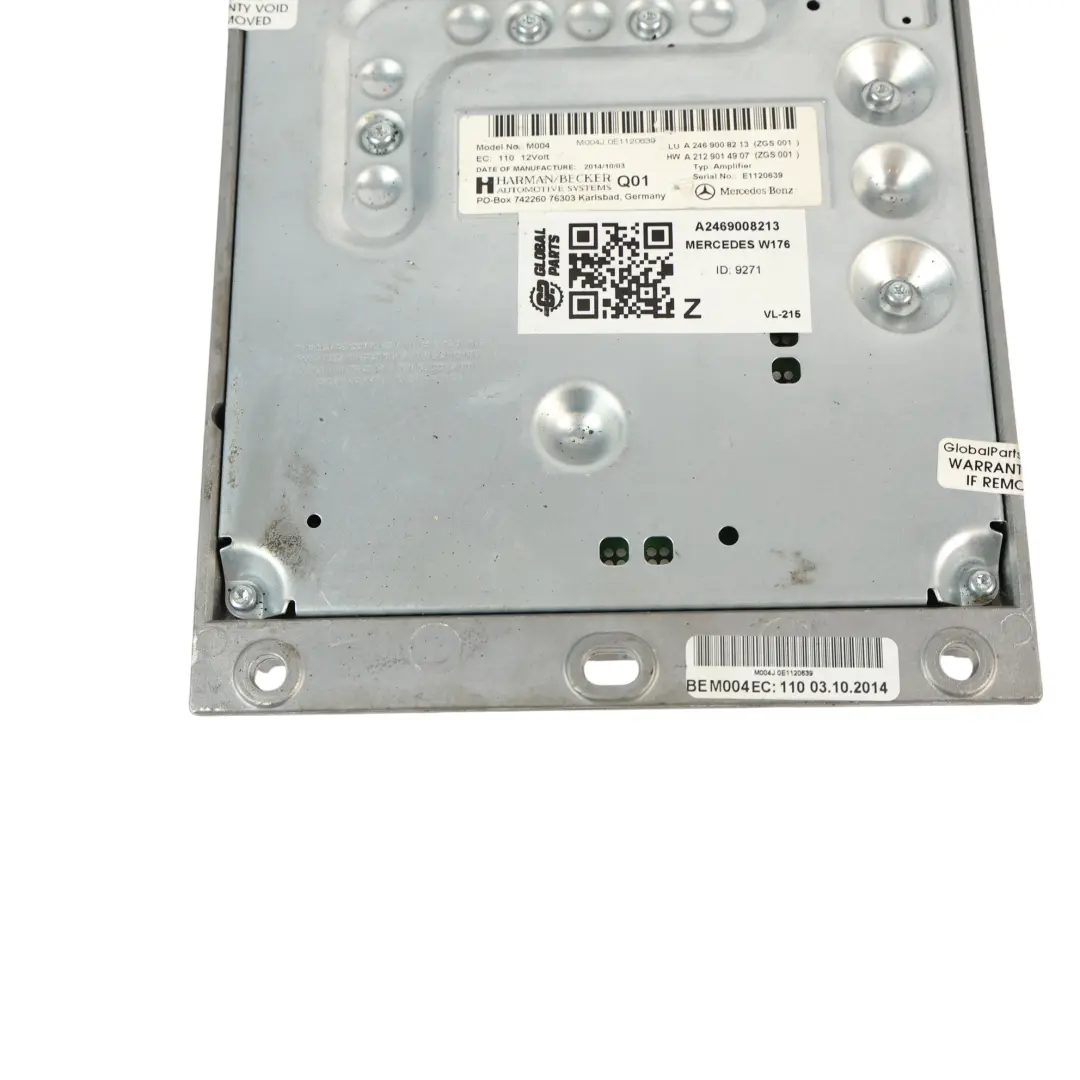 Mercedes C117 W176 W246 Wzmacniacz Audio Harman Becker - SKU A2469008213 - Numer Części A2469008213