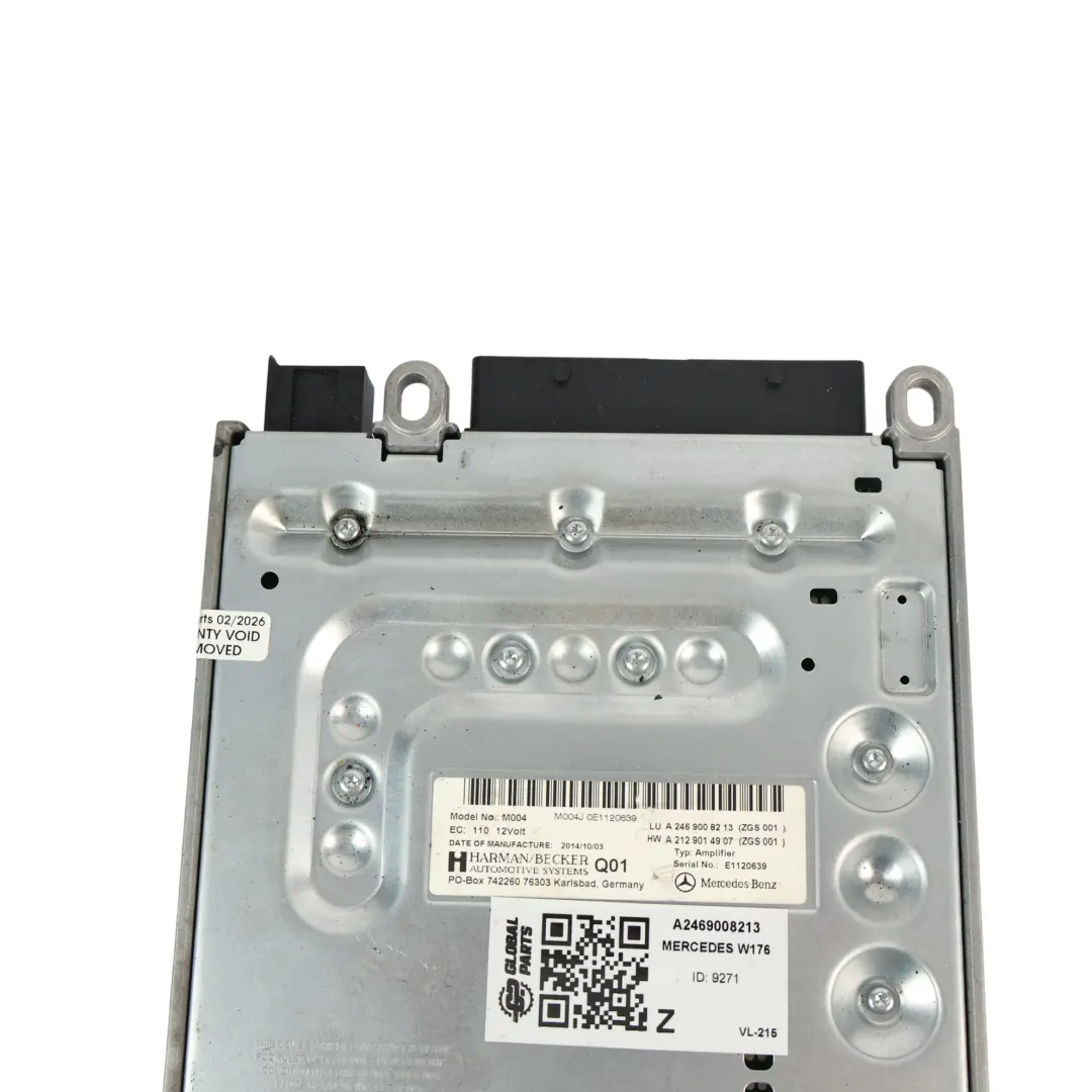 Mercedes C117 W176 W246 Sound Audio Verstärker Harman Becker - SKU A2469008213 - Teilenummer A2469008213