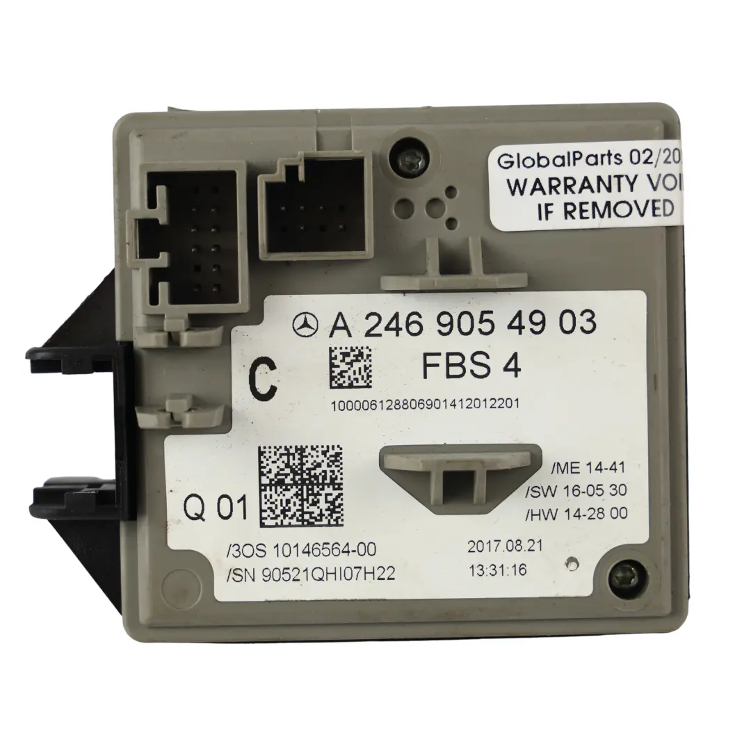 Mercedes C117 W156 W176 W242 Module Verrouillage Contacteur Allumage - SKU A2469054903 - Numéro de pièce A2469054903