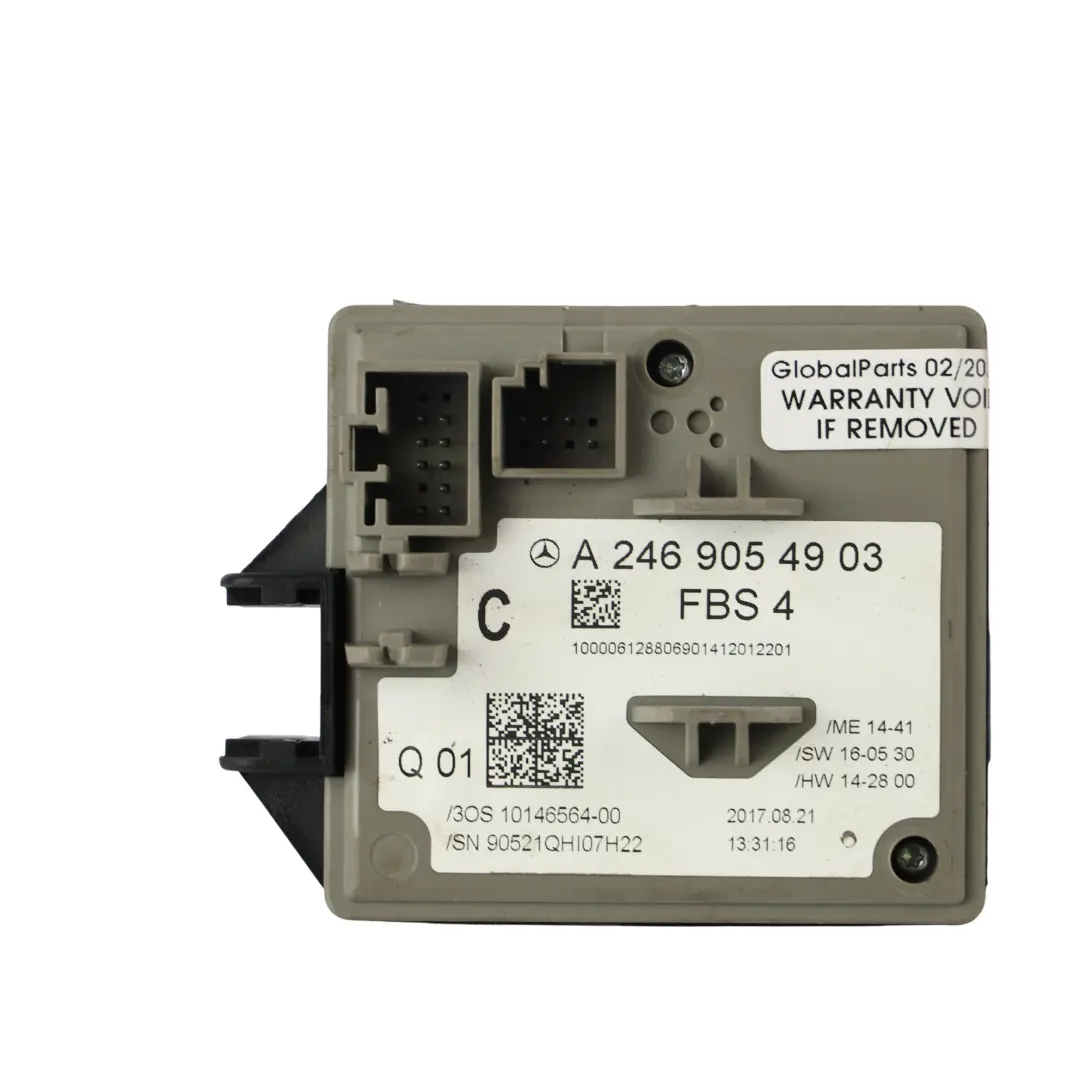 W156 W176 W242 Module Verrouillage Contacteur Allumage pour Mercedes C117 à propos du numéro de pièce A2469054903 Mercedes C117 W156 W176 W242 Module Verrouillage Contacteur Allumage - SKU A2469054903 - Numéro de pièce A2469054903