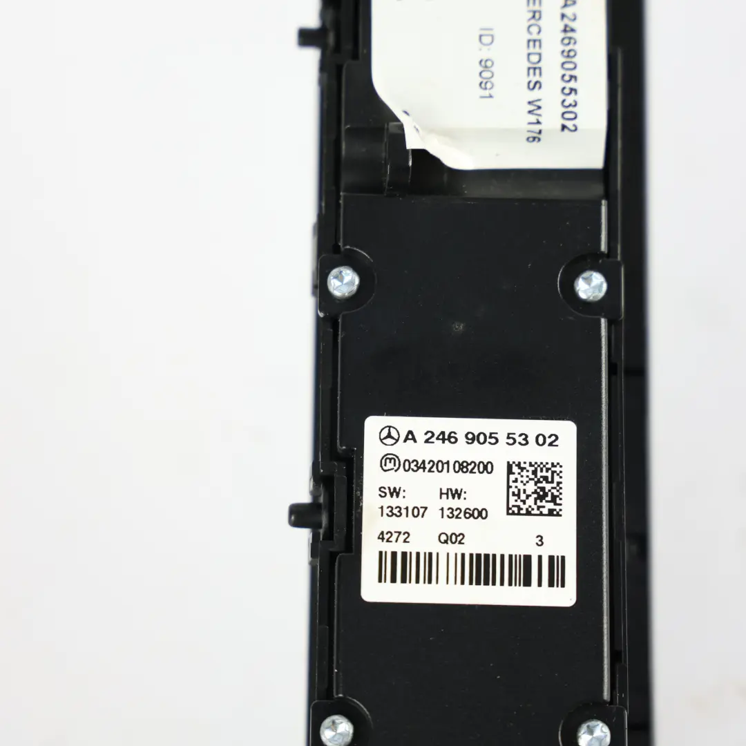 Centre Console ECO Hazard Switch Panel Unit to Mercedes C117 W176 W246 with Part number A2469055302 Mercedes C117 W176 W246 Centre Console ECO Hazard Switch Panel Unit - SKU A2469055302 - Part number A2469055302