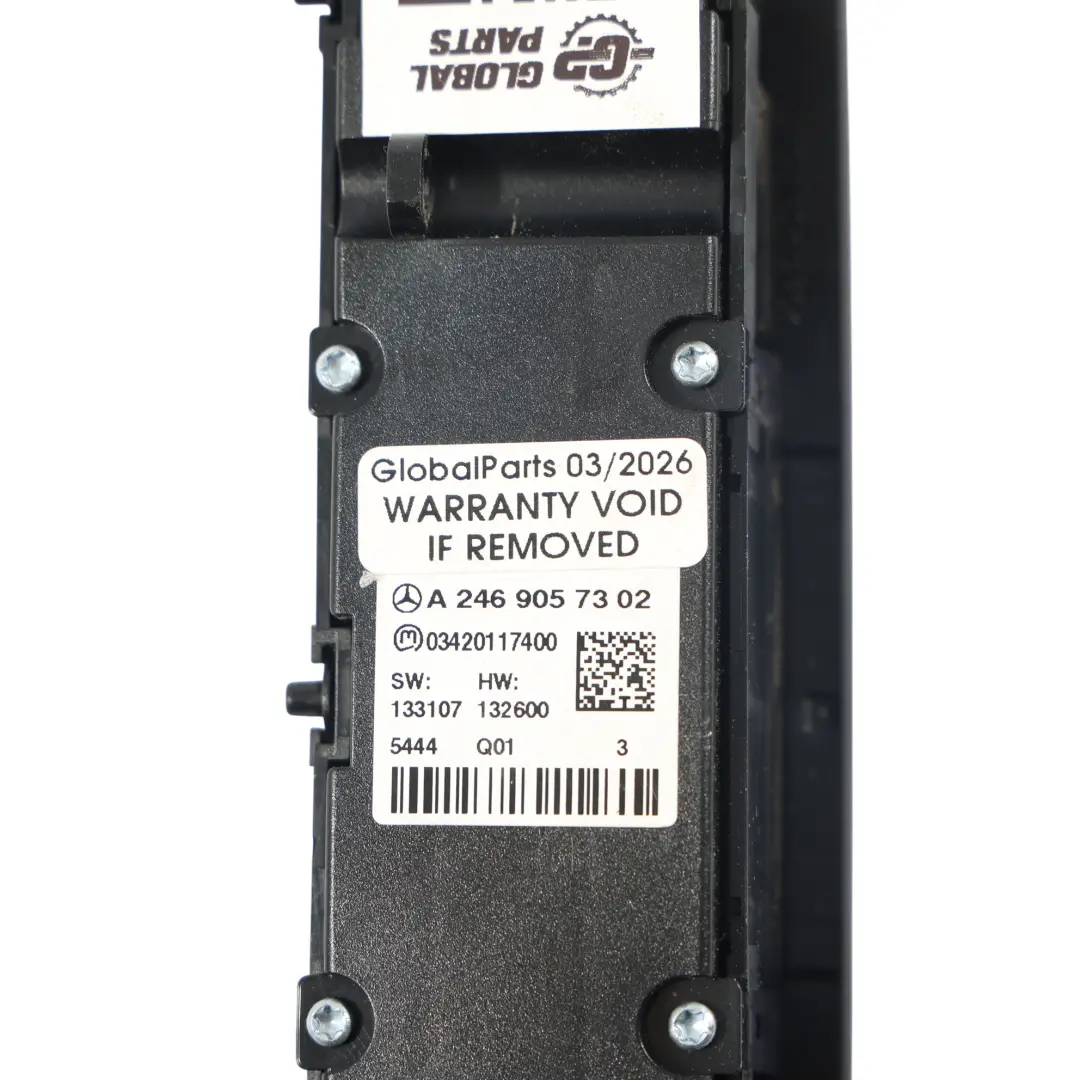 Pannello Interruttori Emergenza Start Stop A2469057902 per Mercedes W176 W246 con numero di parte A2469057302 Mercedes W176 W246 Pannello Interruttori Emergenza Start Stop A2469057902 - SKU A2469057302 - Numero di parte A2469057302