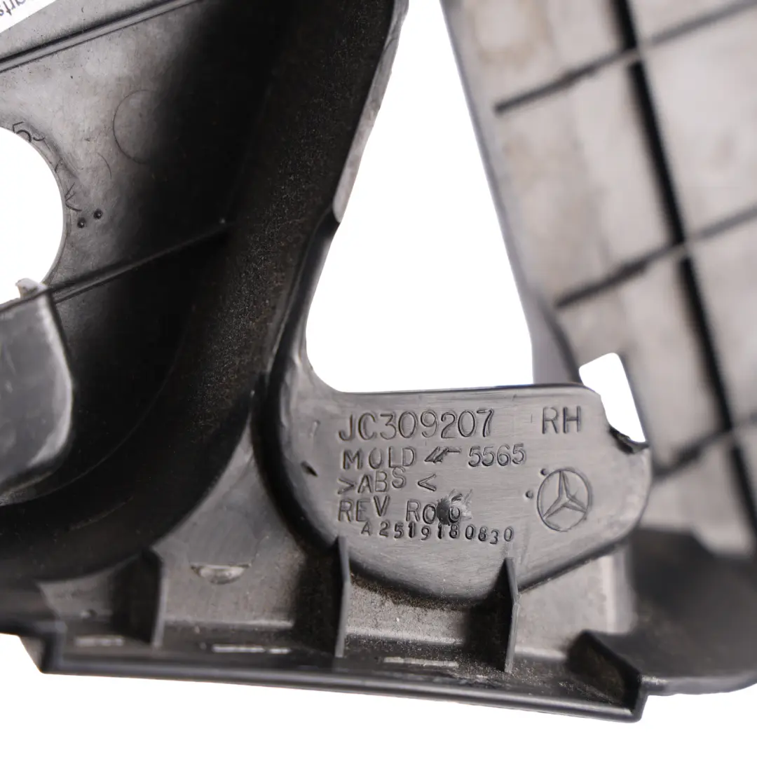 Mercedes W164 W251 Front Seat Cover Panel Trim Outer Right O/S Black - SKU A2519180830 - Part number A2519180830