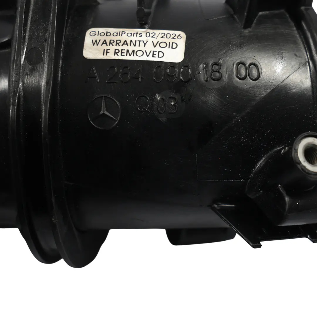 M264 Petrol Engine Air Intake Inlet Manifold to Mercedes W205 with Part number A2640901800 Mercedes W205 M264 Petrol Engine Air Intake Inlet Manifold - SKU A2640901800 - Part number A2640901800